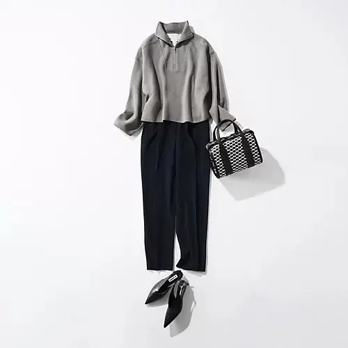 【50代 ファッション】気温18度に頼れる！「上質ニット」着回しコーデ10選_1_19