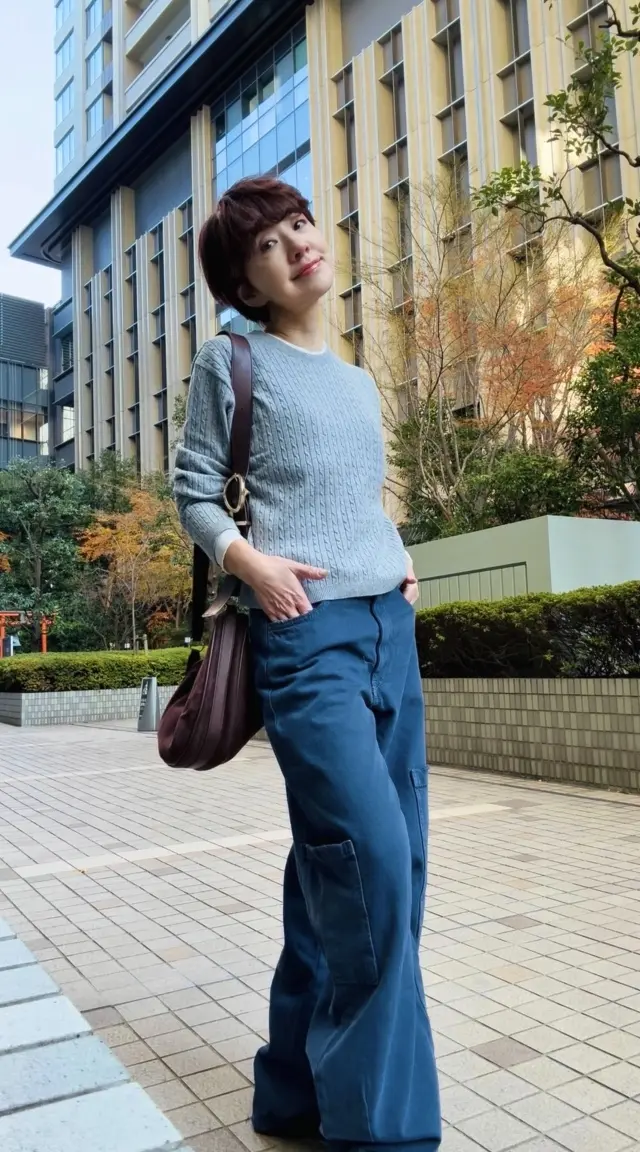 UNIQLO、ZARA、GUで年末年始のお出かけに大人デニムパンツコーデ_1_2