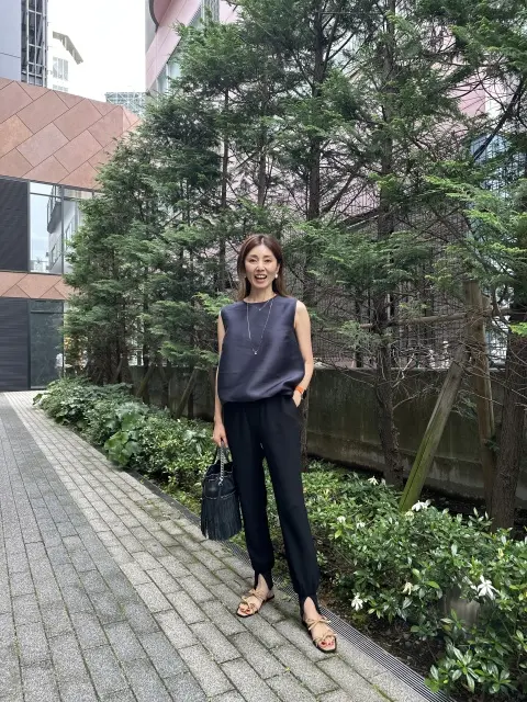 艶あるトップスで涼しげに、渋谷ランチと展示会へ♪_1_8