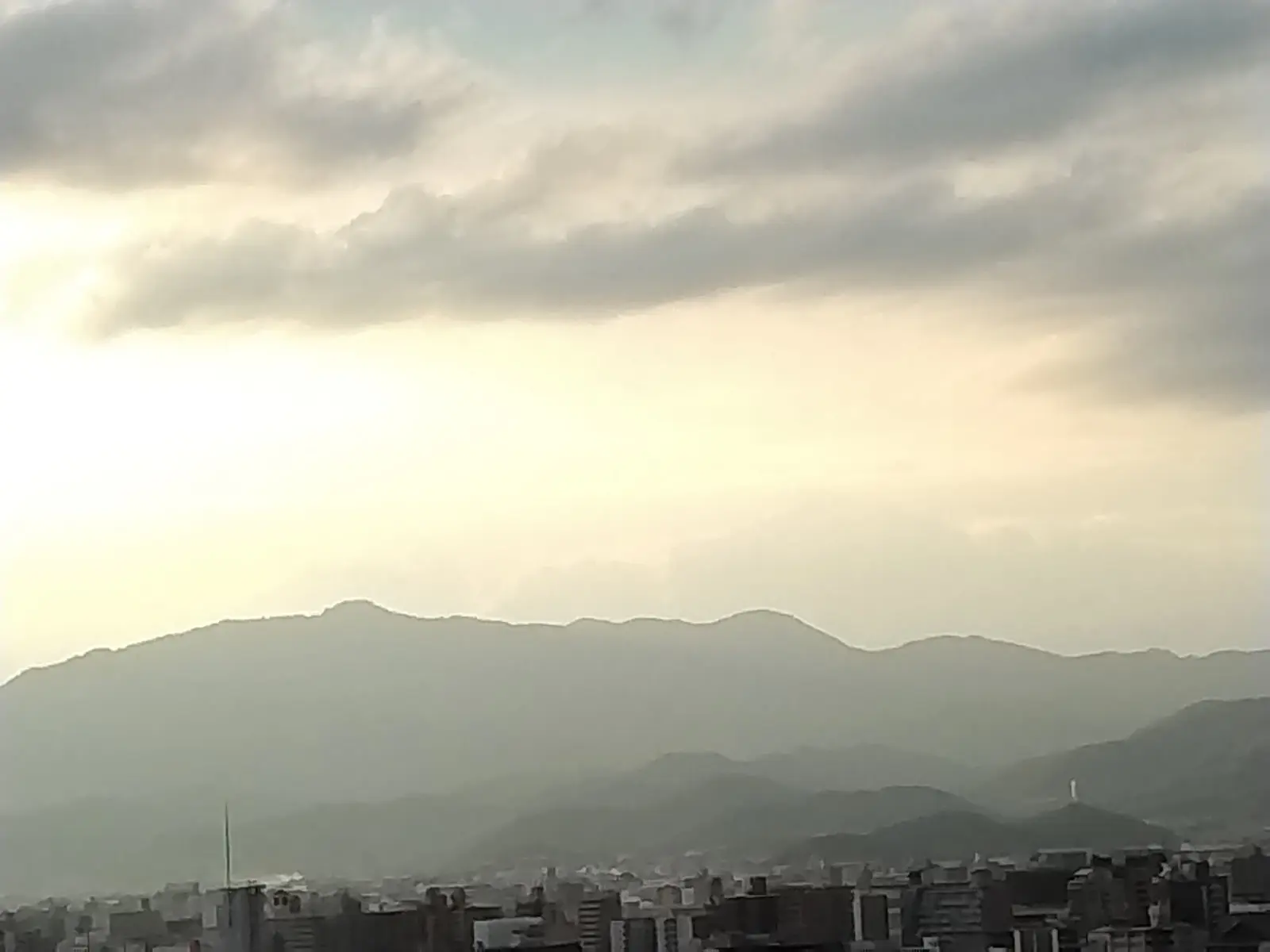 京都の稜線