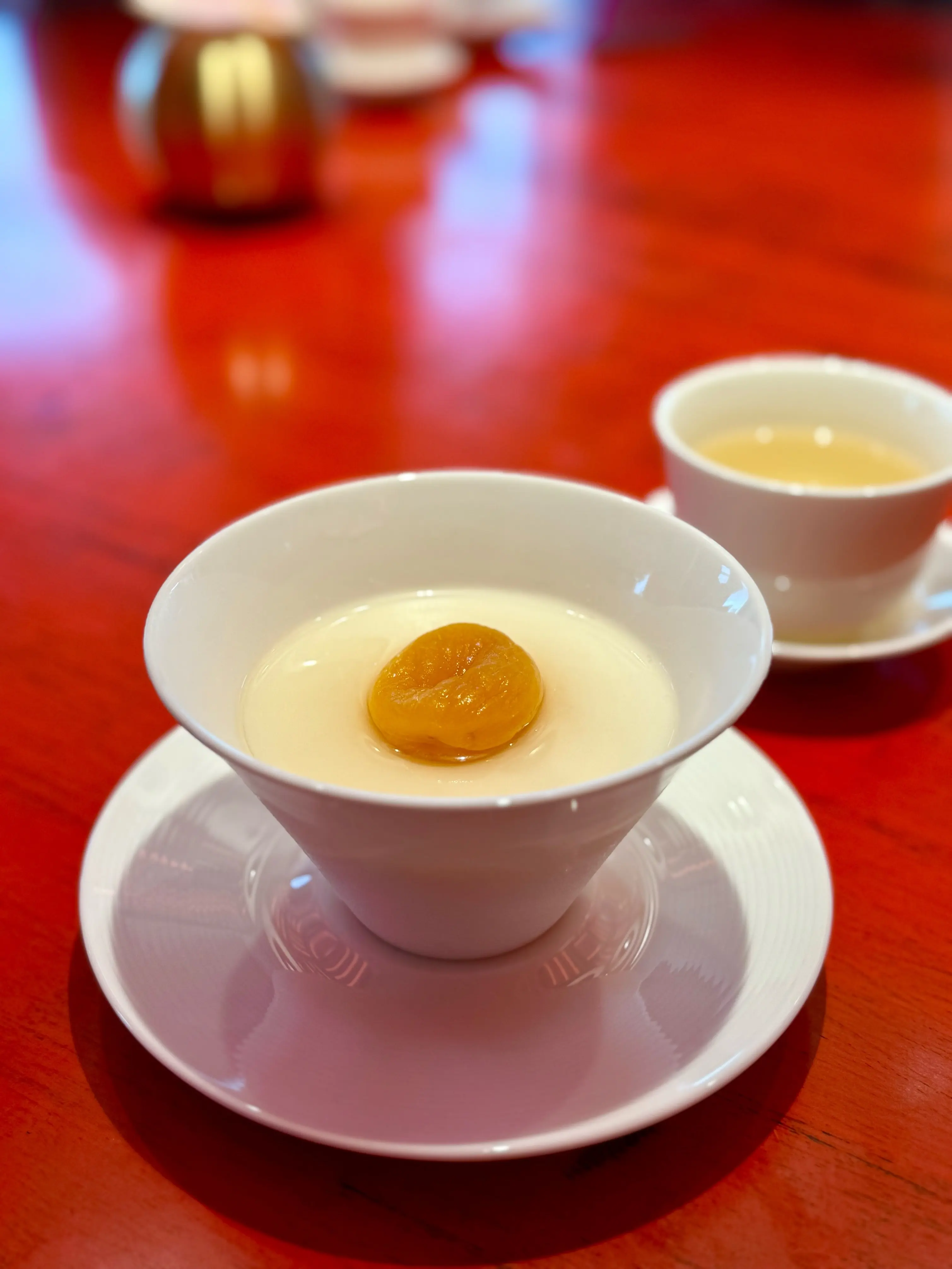 麻布台ヒルズ　ホテル「ジャヌ東京」虎景軒（フージン）　料理写真　杏仁豆腐