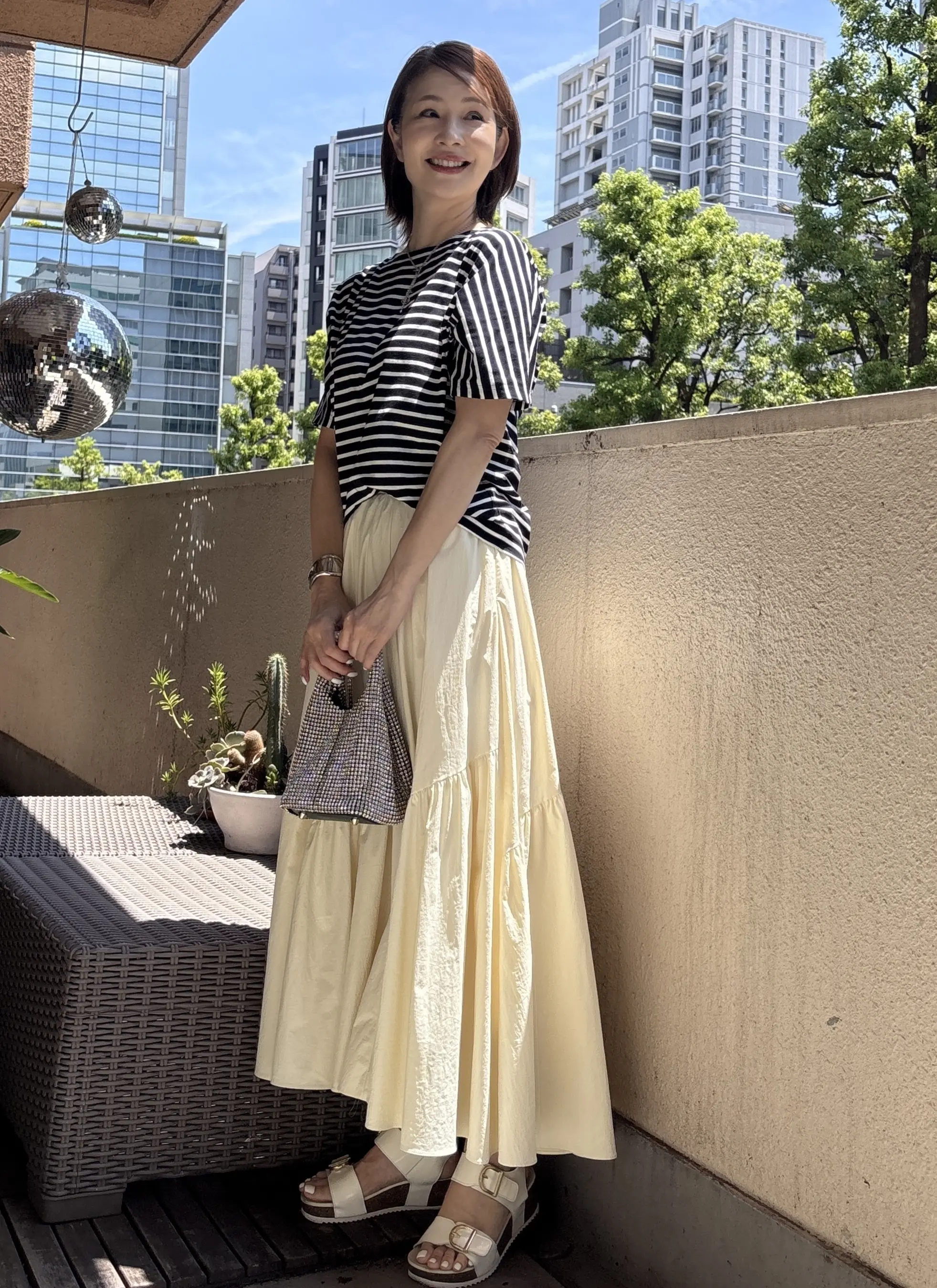 エクラ別注！［大人のボーダーT］真夏の4style_1_9