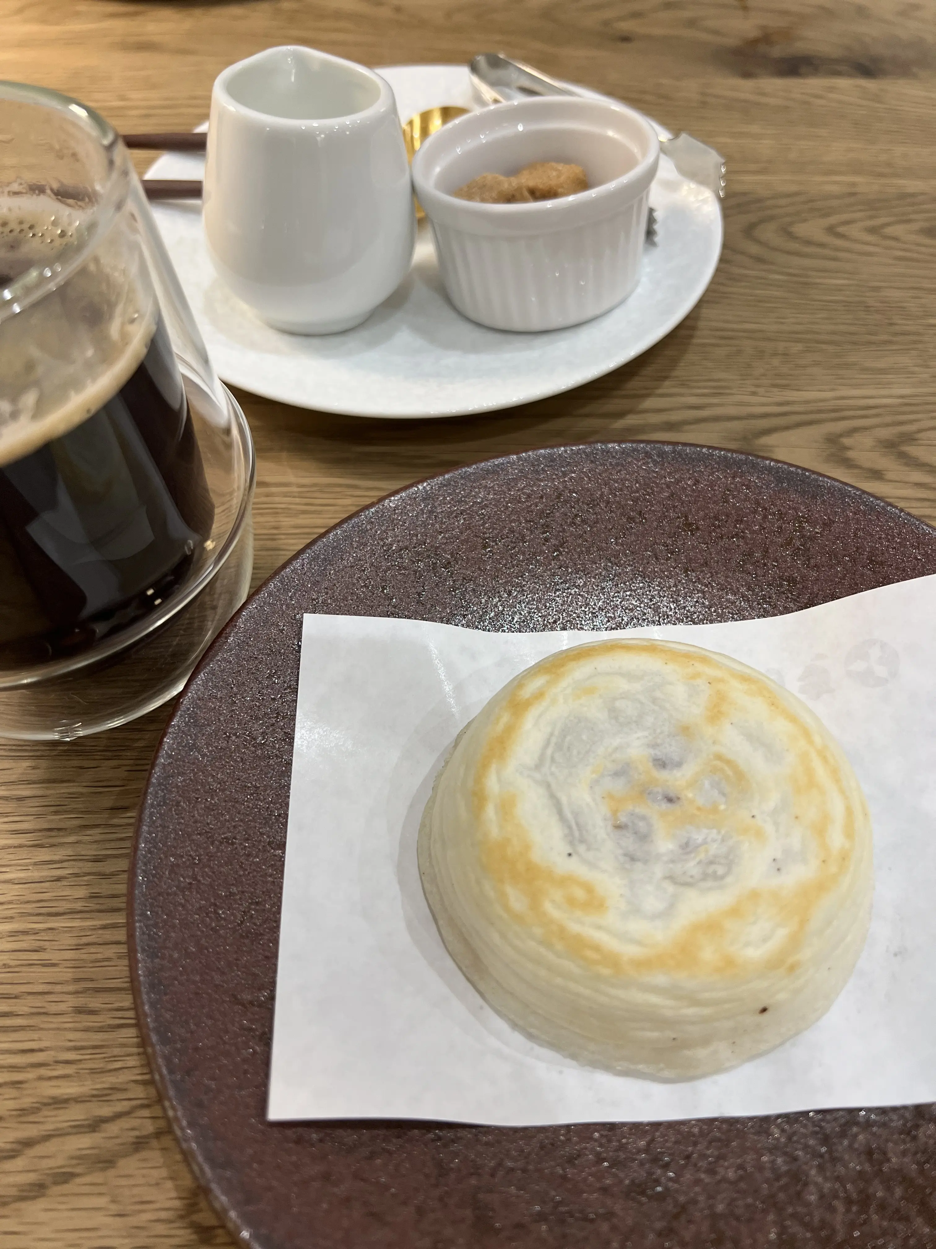 コーヒーと梅ヶ枝餅