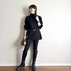 ユニクロのタックワイドパンツでモダンチャイニーズレストランへ_1_20