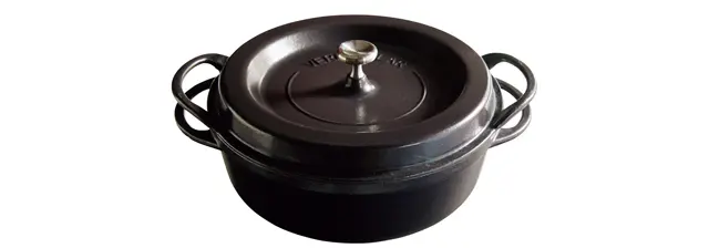 バーミキュラのオーブンポットの浅いタイプは鍋ものに便利
