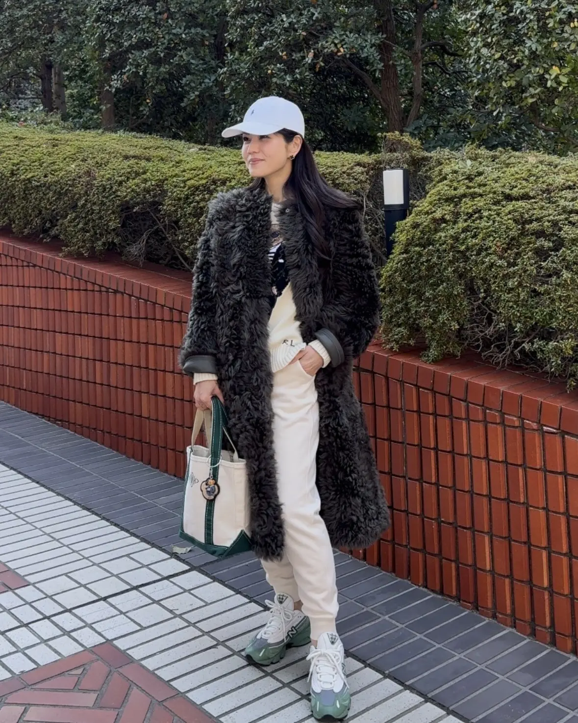 旅先でも品よく。京都2泊3日、大人のムートンコート着回し【1日目】_1_1