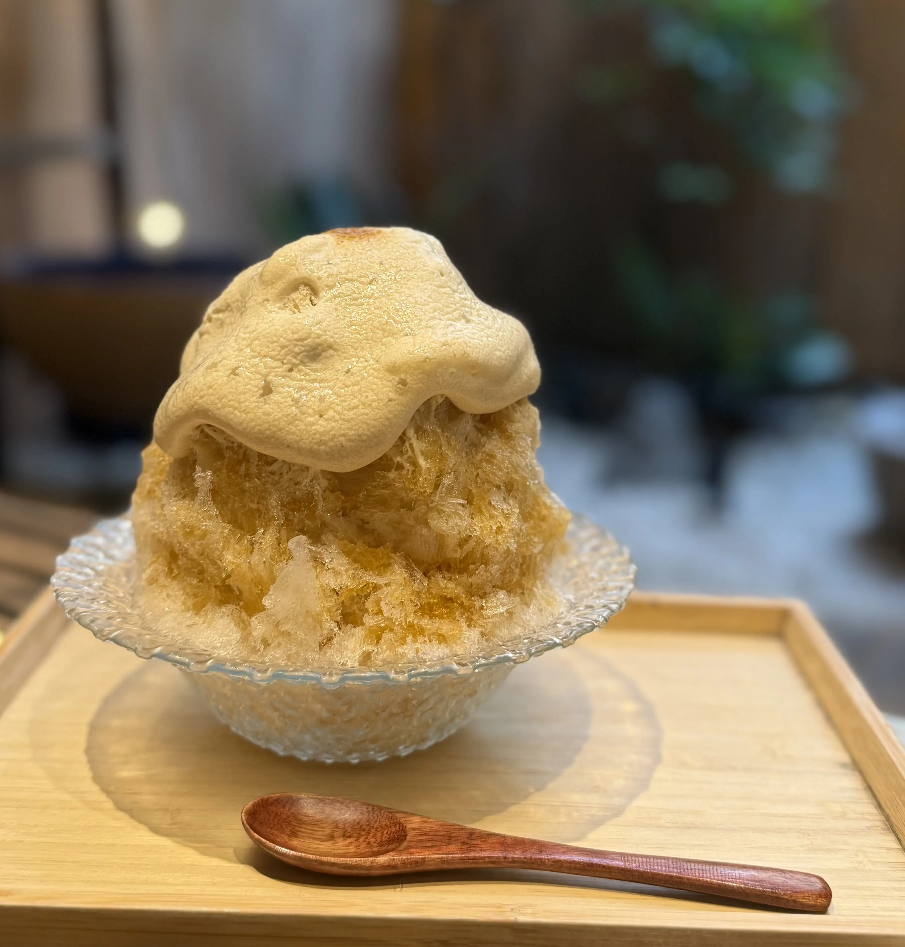 かき氷 ほうじ茶くりーむ