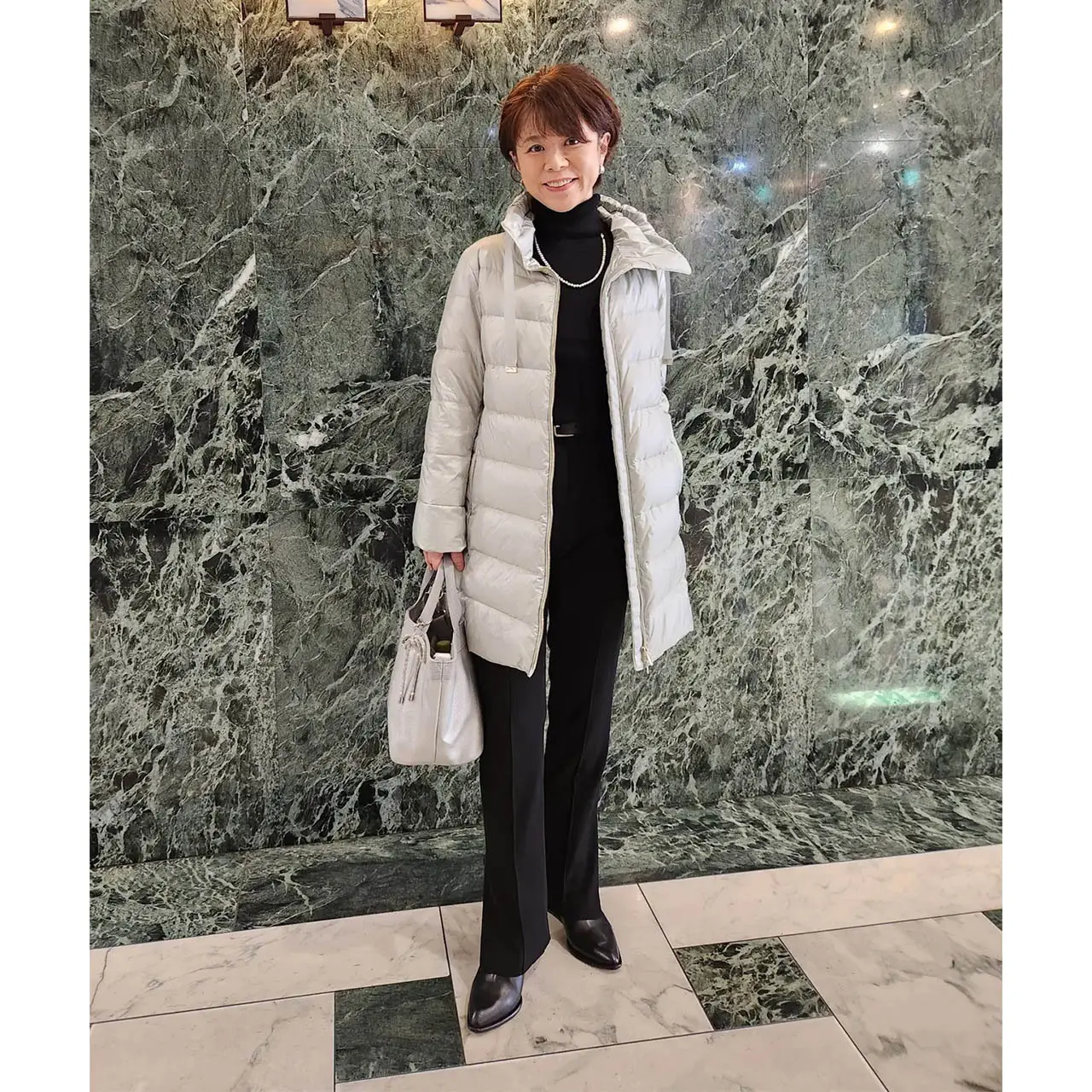  tokoさん　軽い、可愛い、暖かい！ロング丈のダウンコート