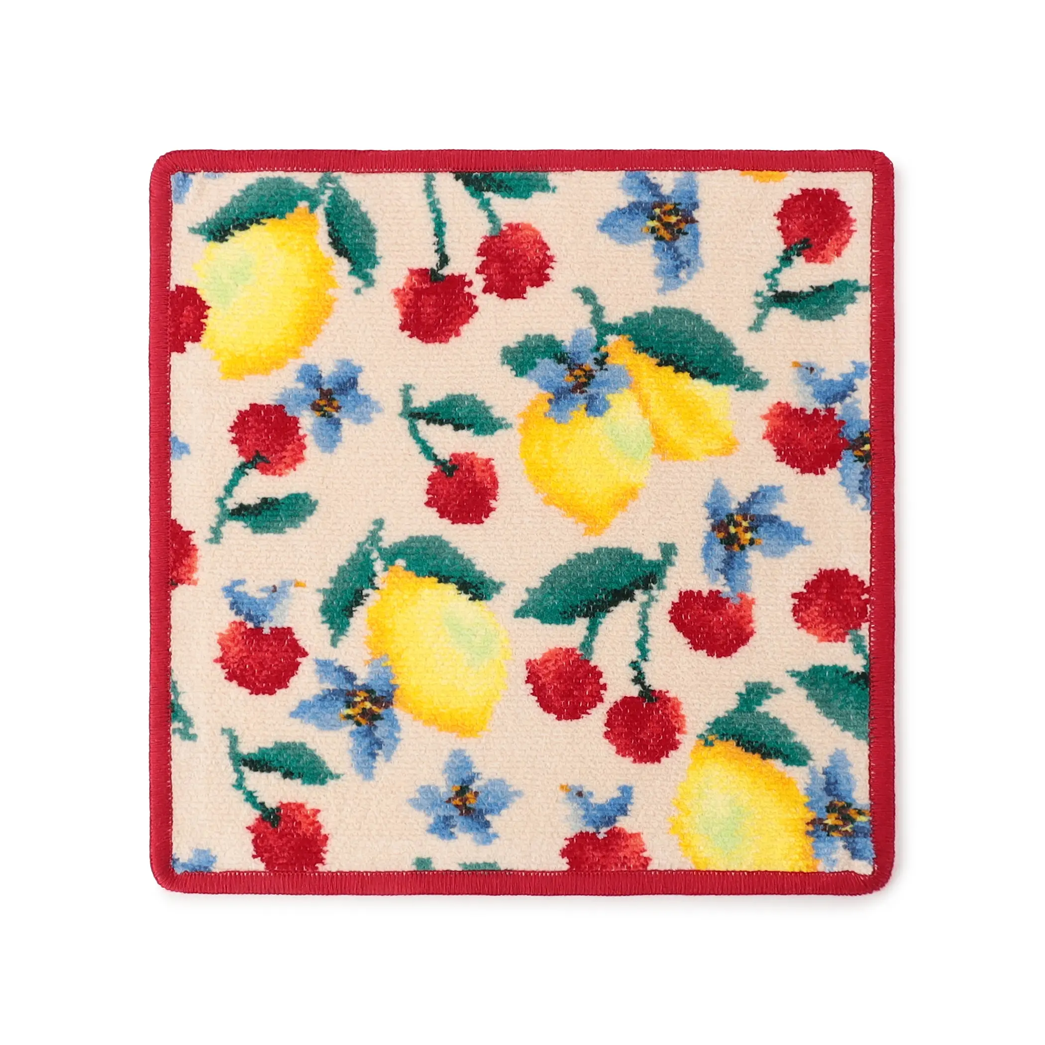 チェリッシュユー ハンカチ(25×25㎝)¥2,750/フェイラー ※6月18日(水)発売予定