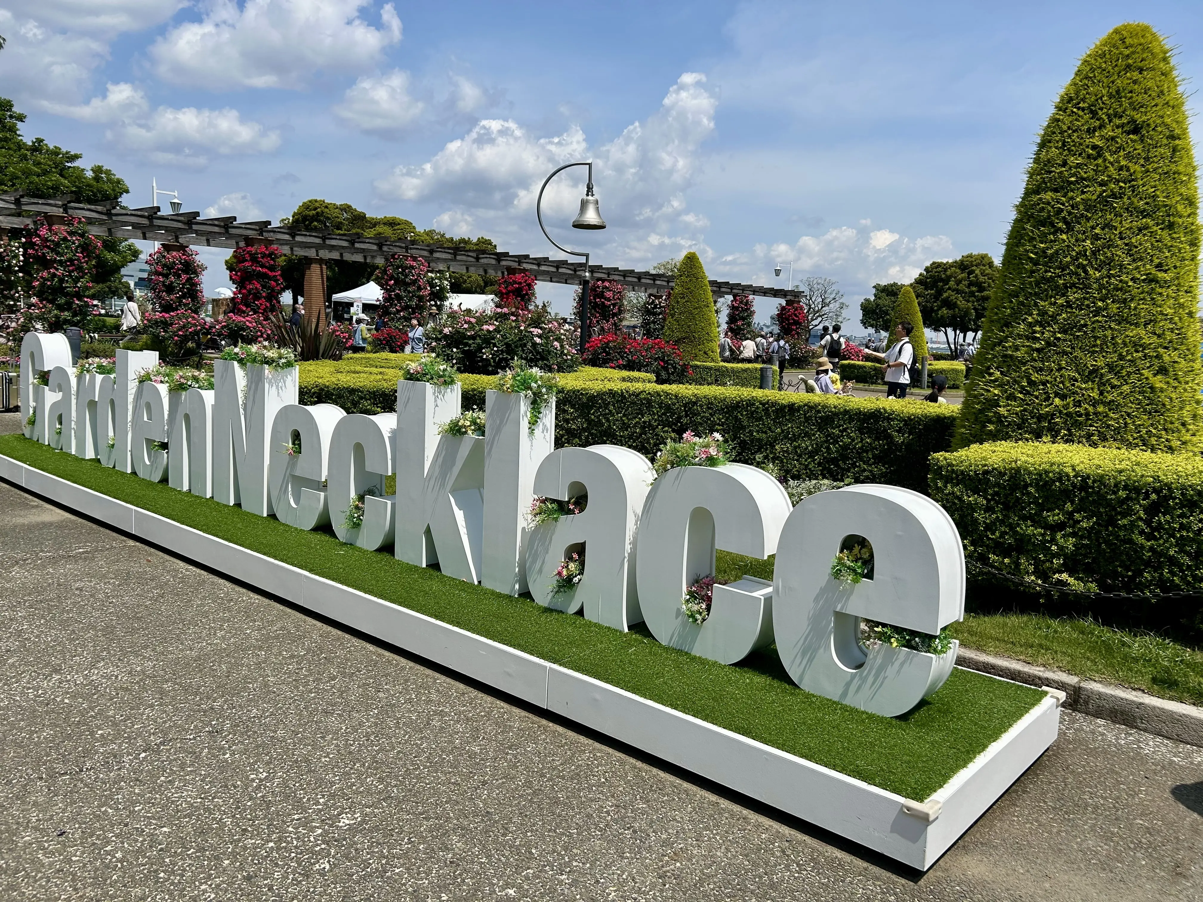 シアーシャツとワイドパンツで山下公園へ♪_1_8