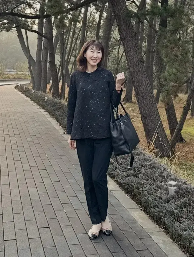 GU 細身テーパードパンツ　行事コーデ