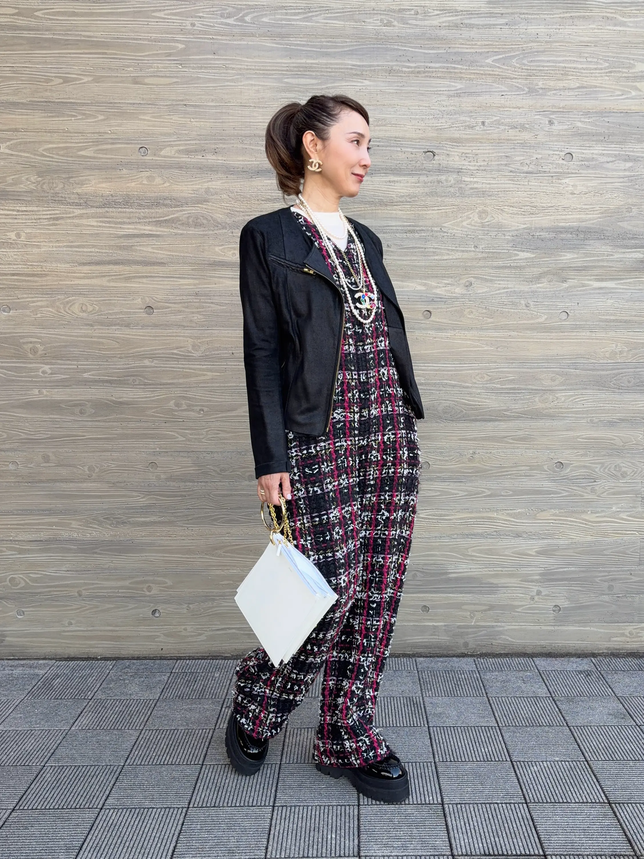 パール×シャネル×ツイード  50代女性を品良く輝かせる私の開運コーデ_1_7