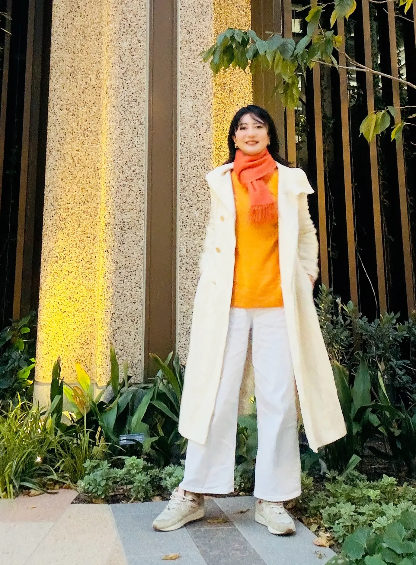 エクラ 華組　山口理江さん　デニムコーデ　全身コーデ　Day by Day　ホワイトデニム