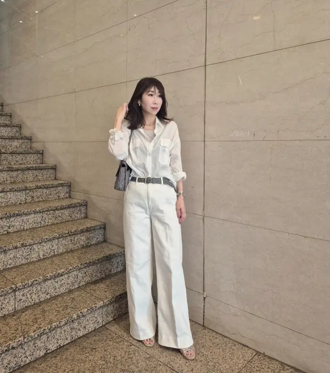 【ユニクロ】ワイドトラウザージーンズがまさかの値下げ＆神シルエットでした_1_6
