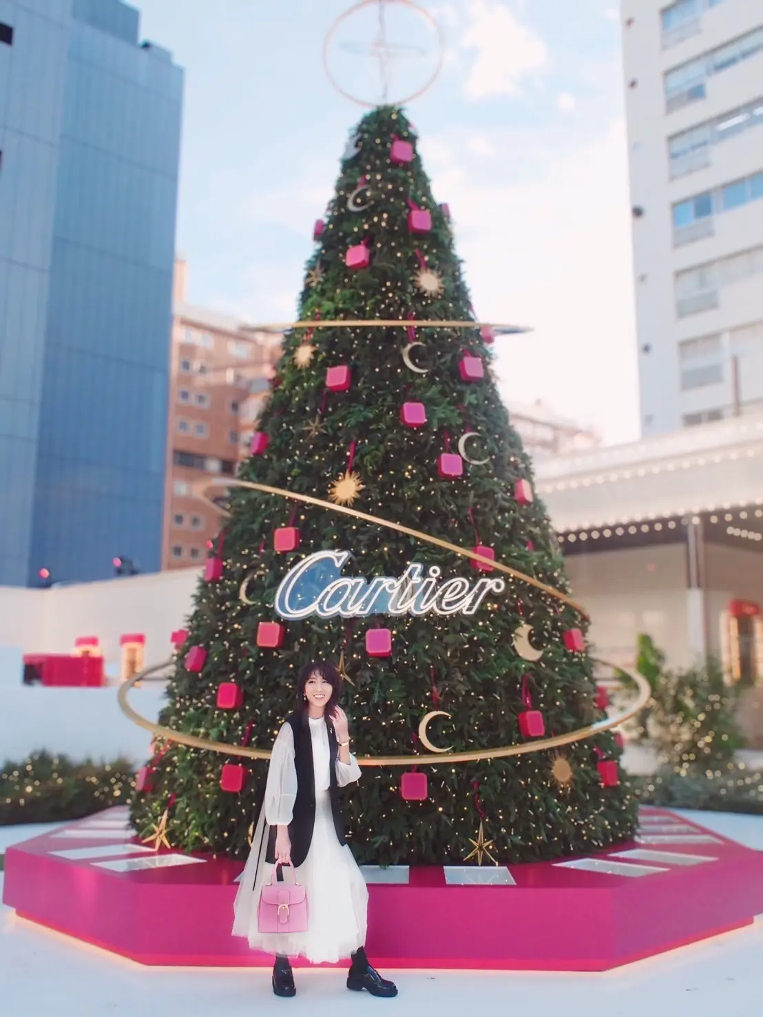 表参道で一足早いクリスマス⭐︎Cartierイベントへ！_1_3