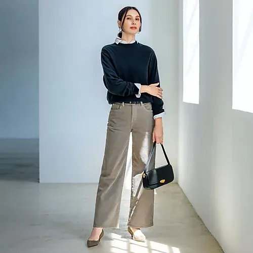 RED CARD TOKYO×eclat 【別注】35th Anniversary Wide／コーデュロイパンツ ￥26,400