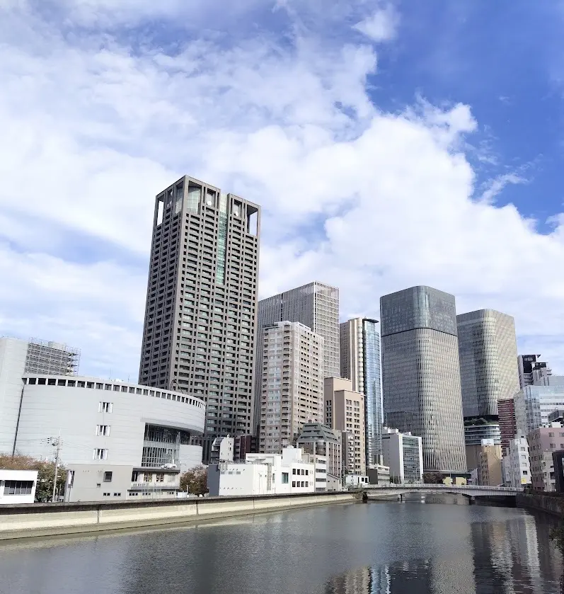 大阪中之島界隈のビル群