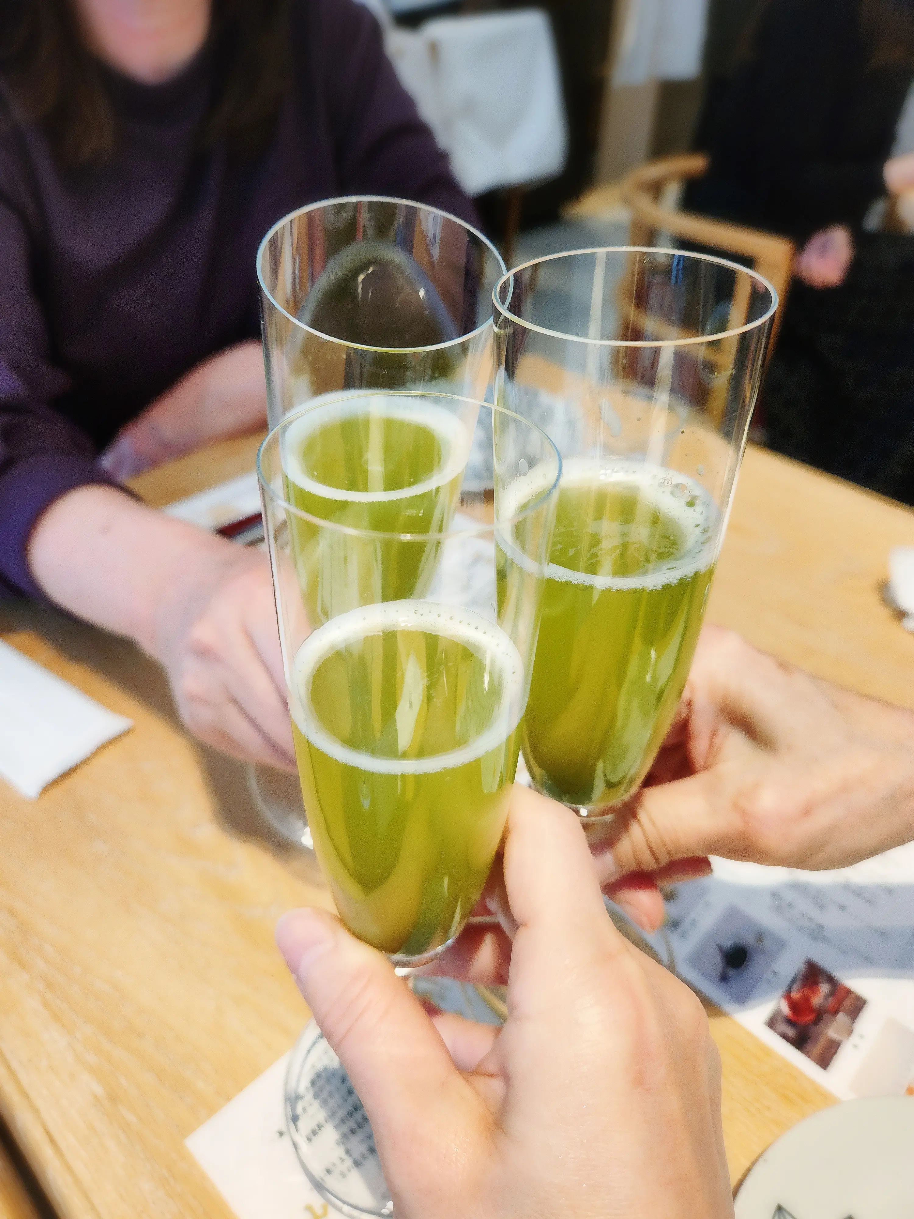 ティースパークリングで乾杯！