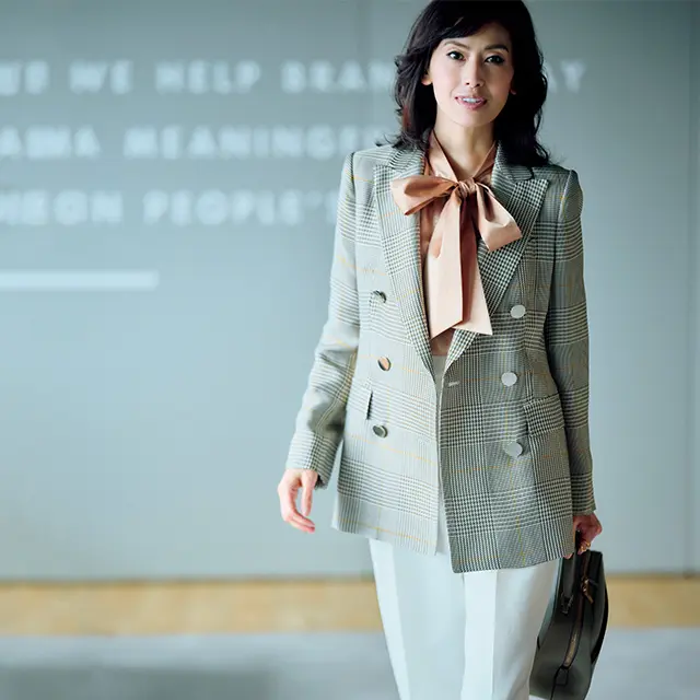 50代女性管理職ファッション】一目置かれる春の「ほめられジャケット