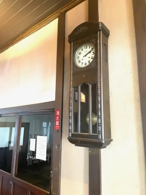 昭和３年より使われていた古時計。旧日下医院