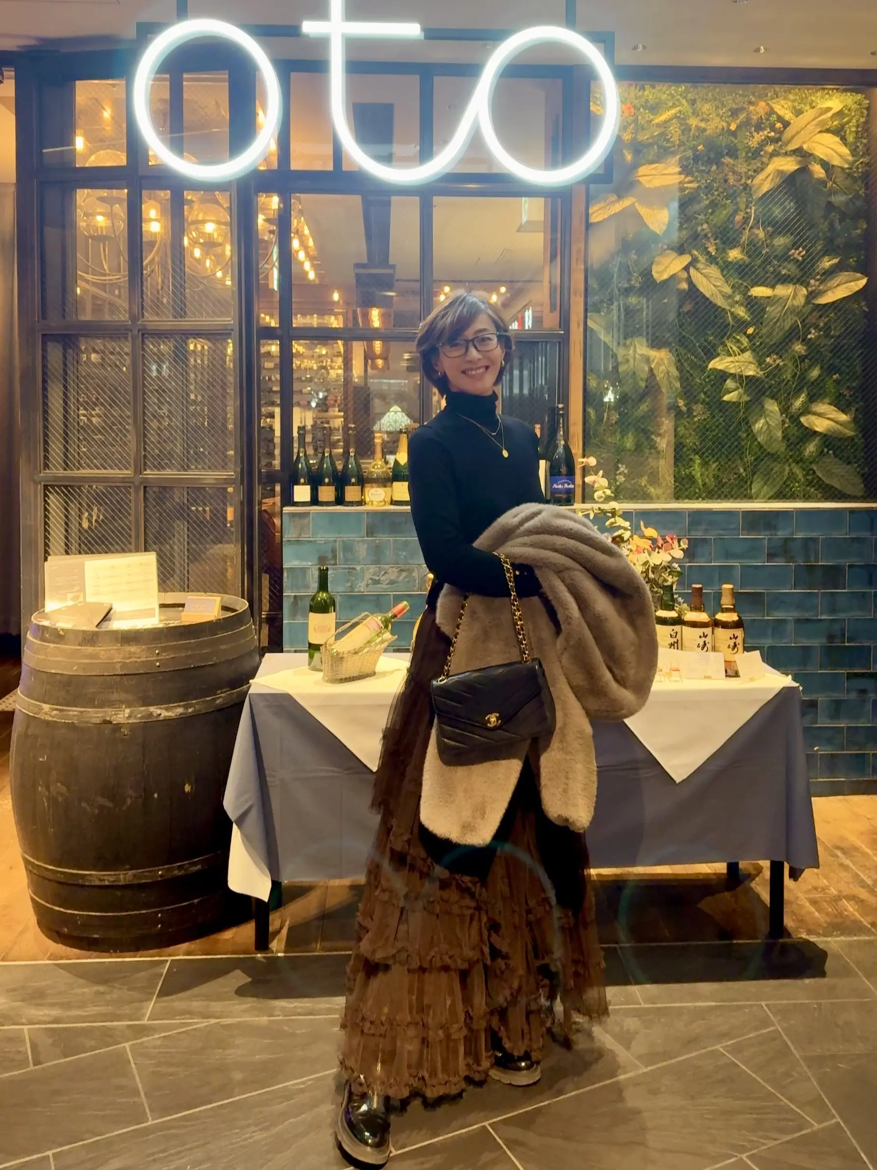 お気に入りのスカートで銀座へ。「L’atelier de’ oto」で過ごす女子会ディナー_1_10