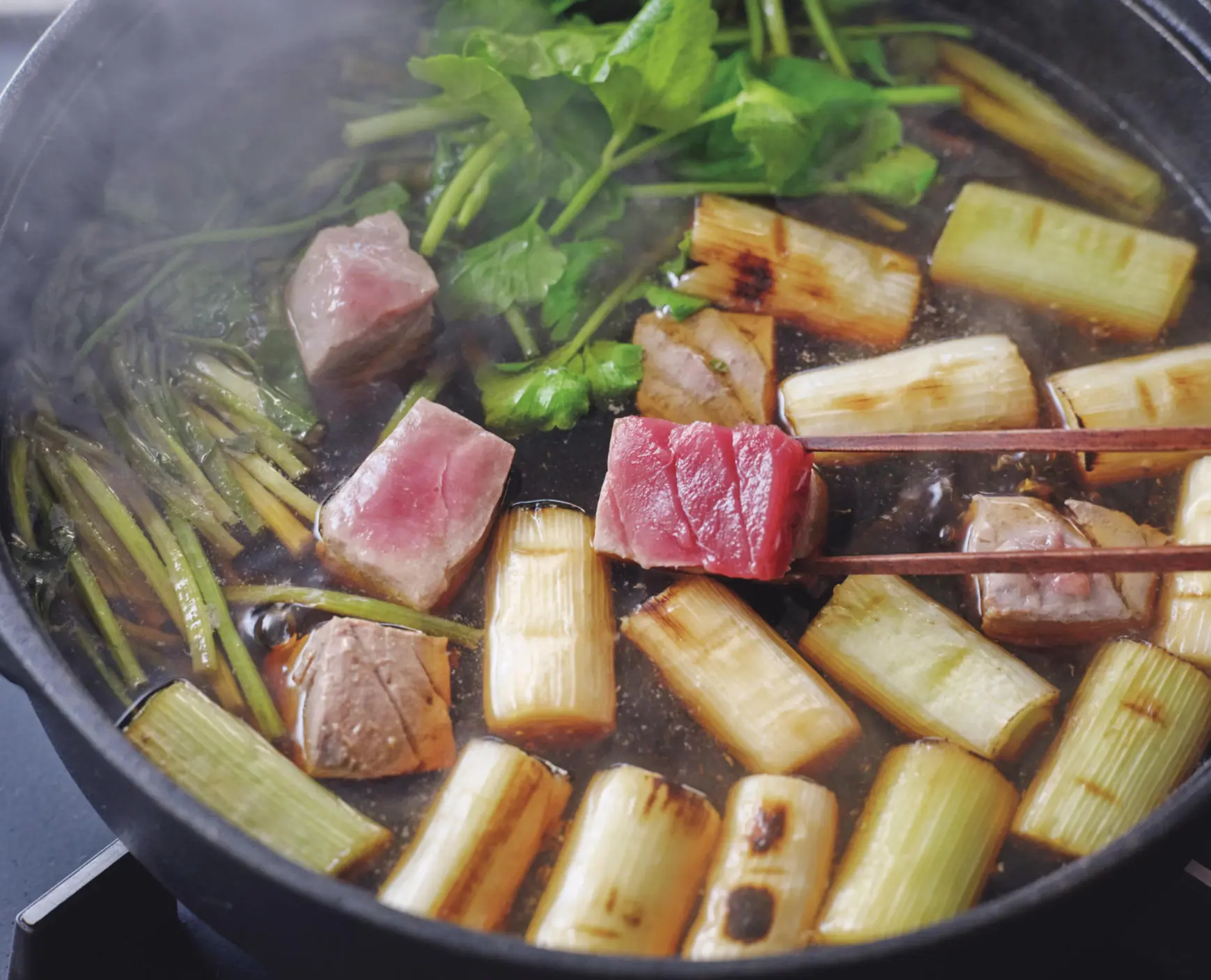 ごちそう鍋　ねぎま鍋