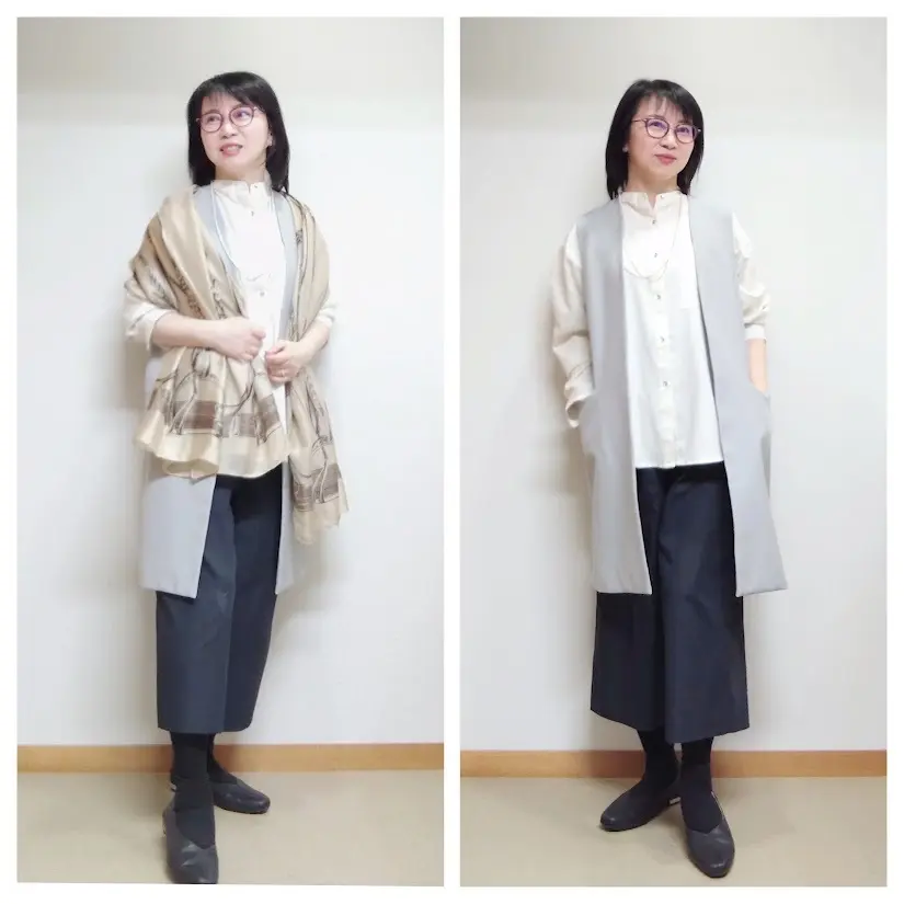 10月下旬 アラフィフ秘書お仕事毎日服_1_2