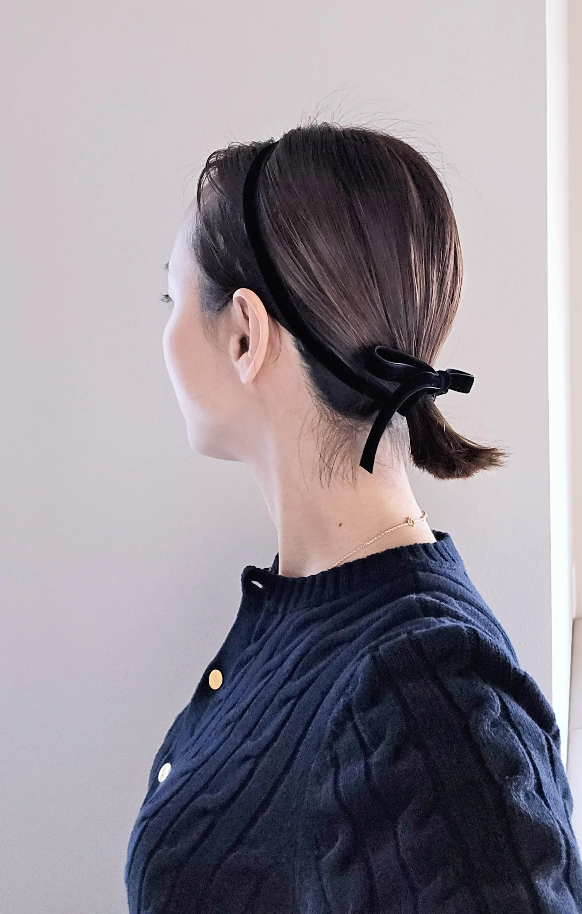 「リボン」で遊ぶ　大人のモノトーンコーデ　　_1_6