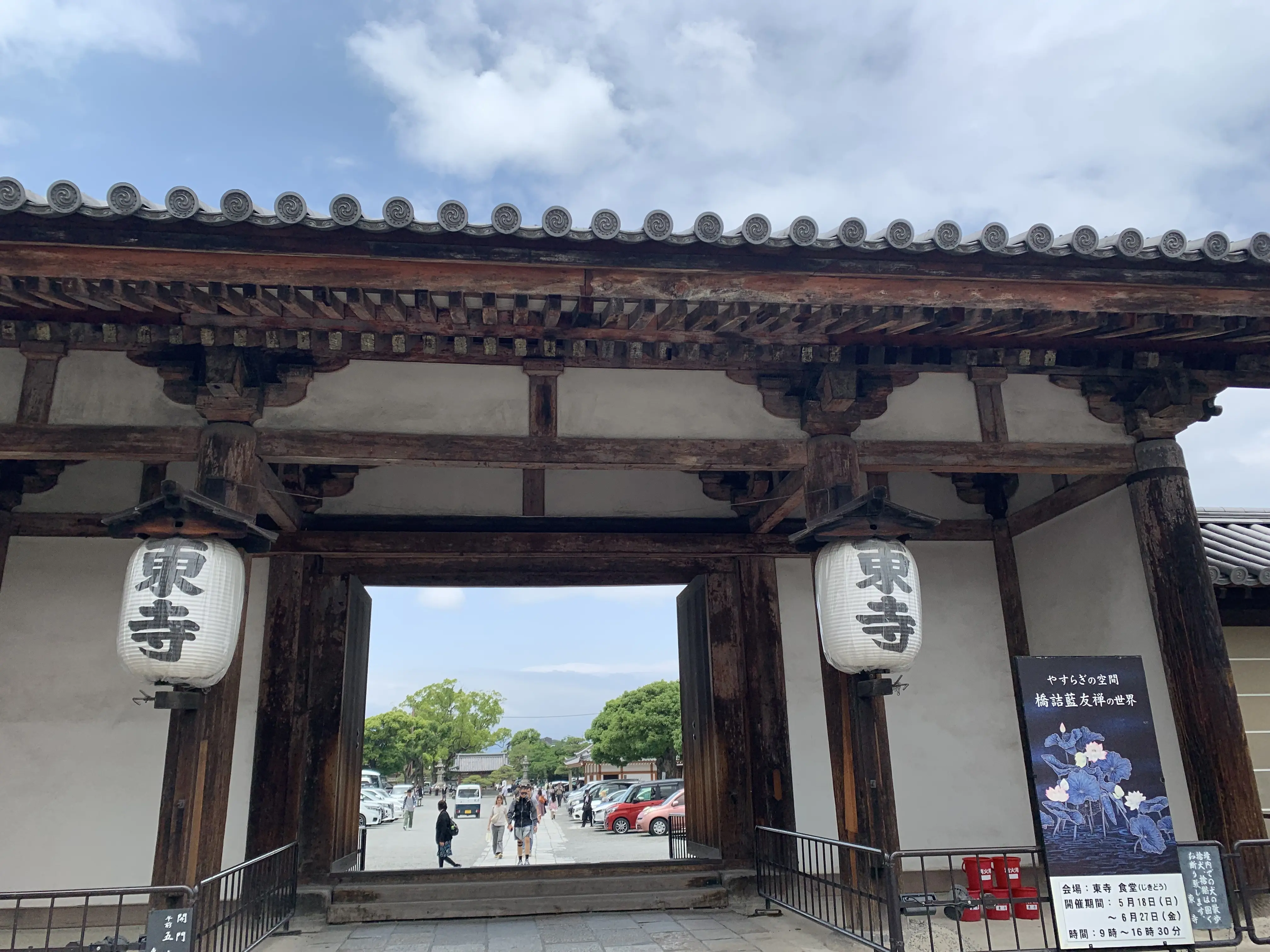 東寺の門