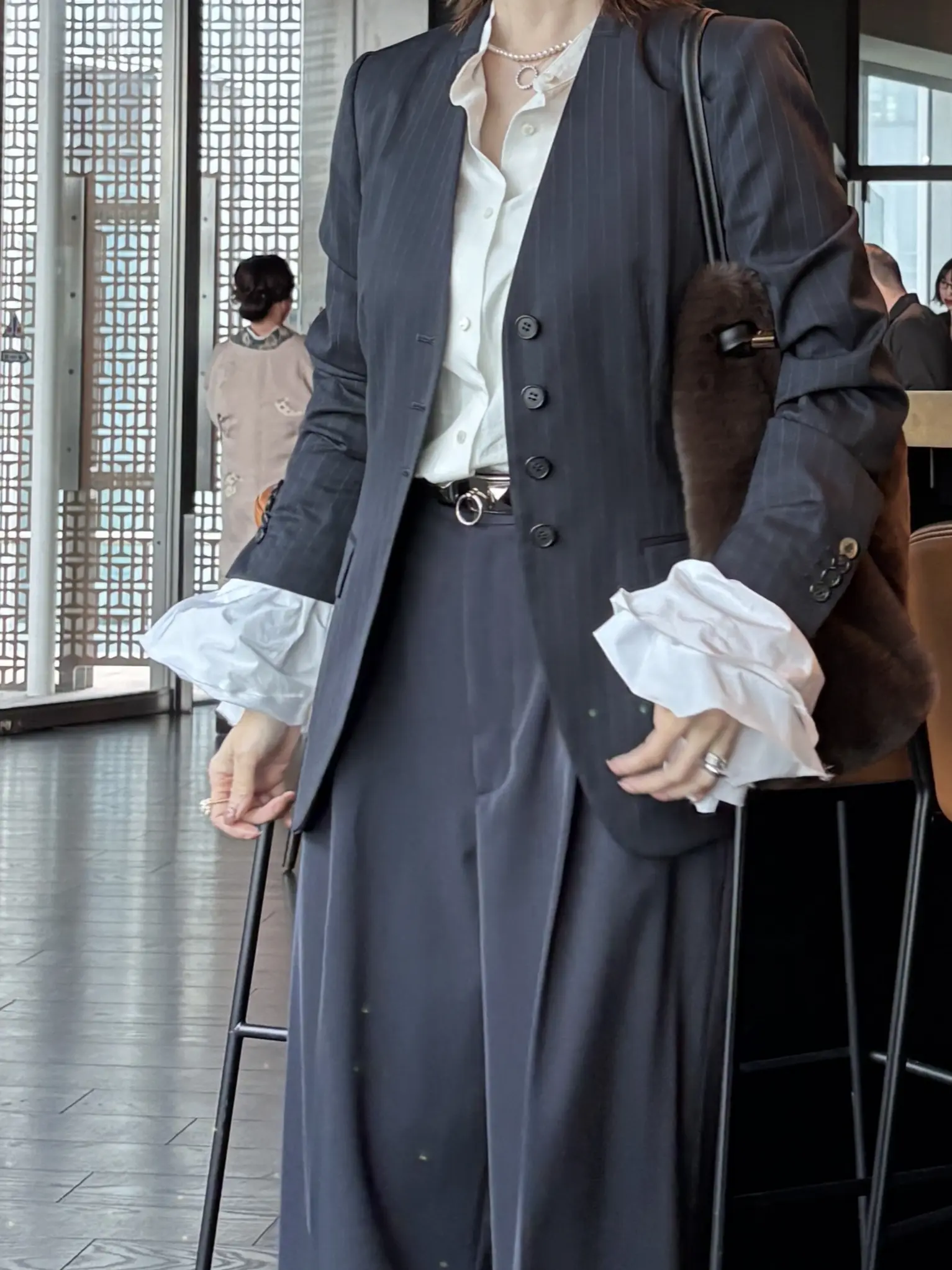 青山ランチと、今日の装い_1_3