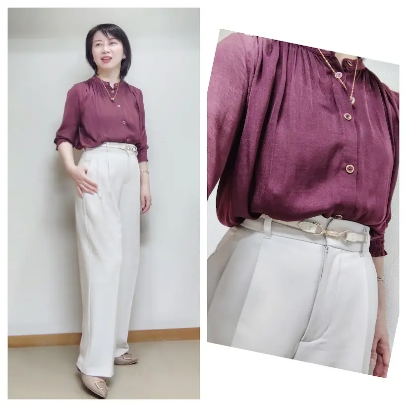 10月初旬。アラフィフ秘書お仕事毎日服_1_2