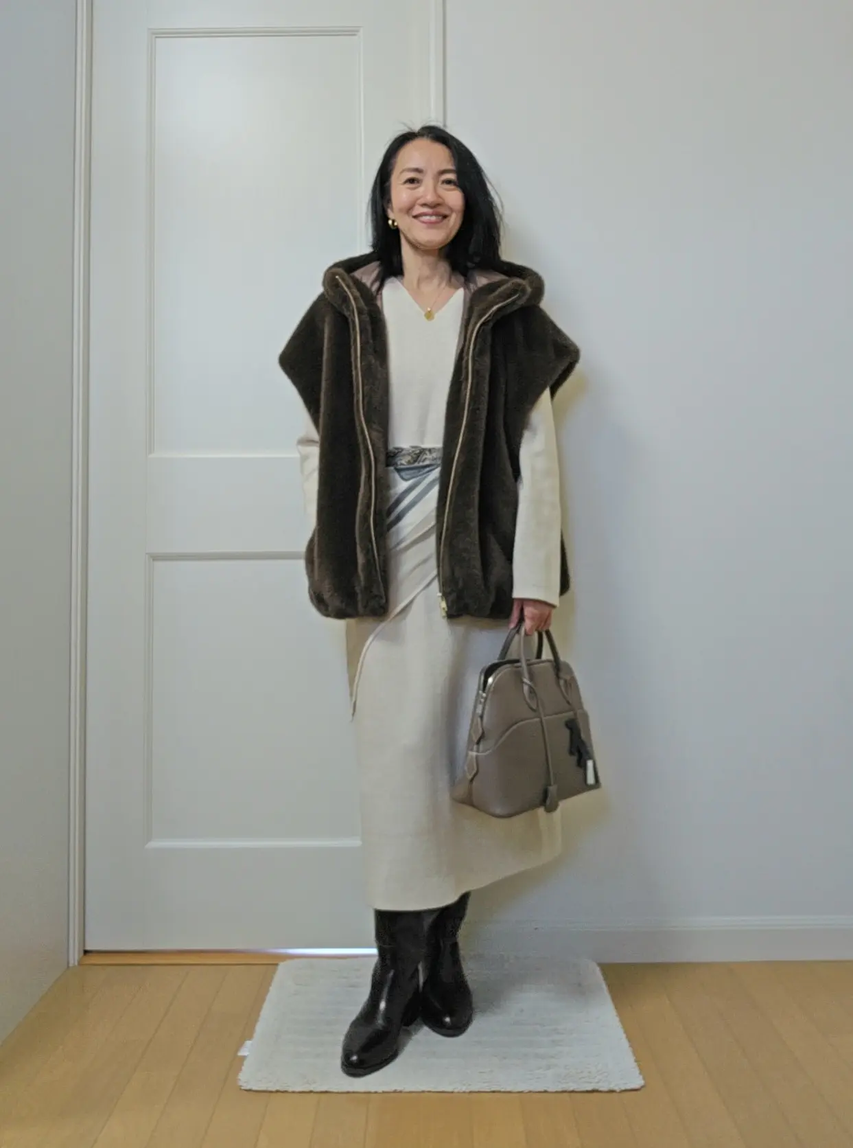  午年に選びたい馬具柄スカーフと乗馬風ブーツ_1_10