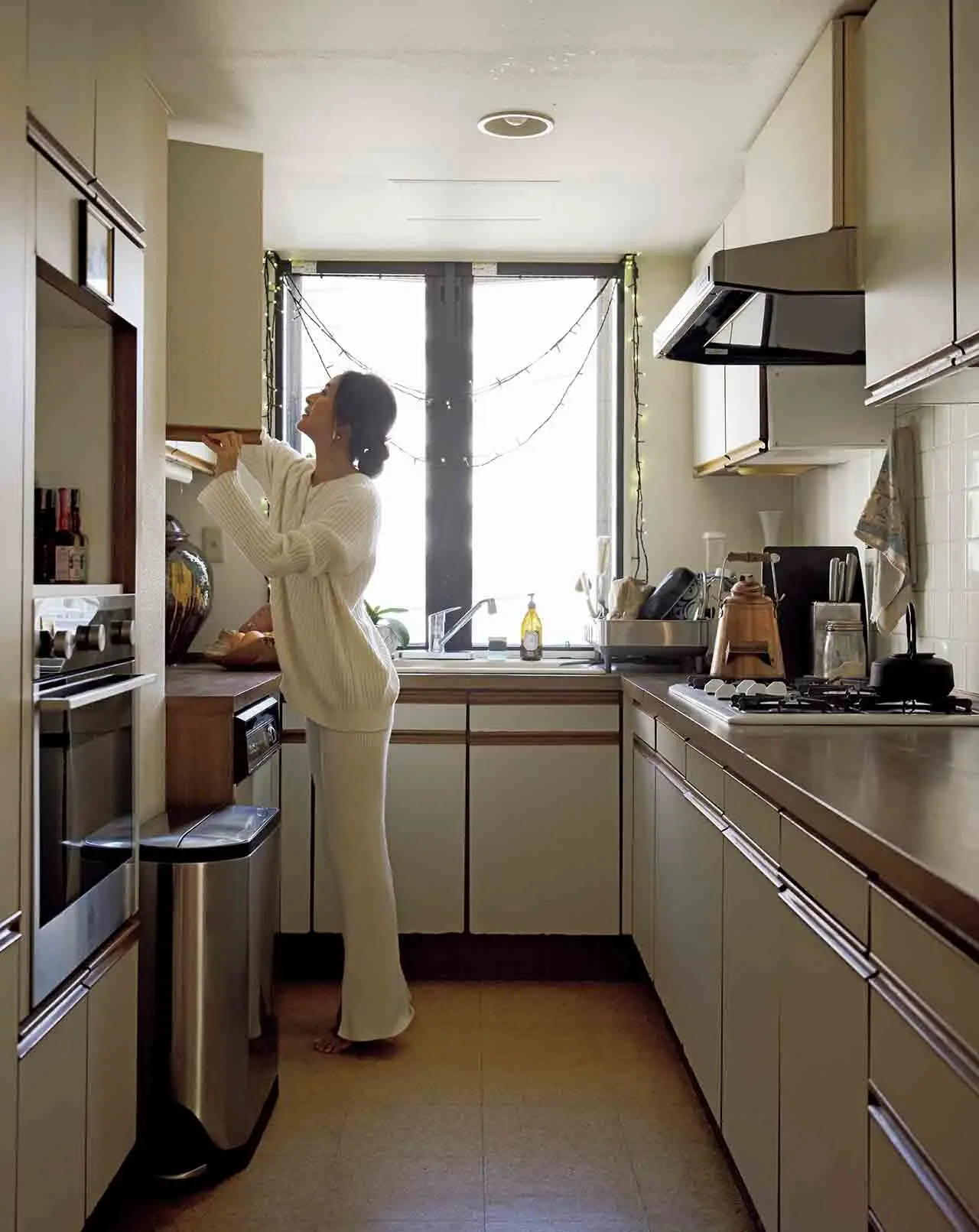 46年前のままのレトロなキッチン。