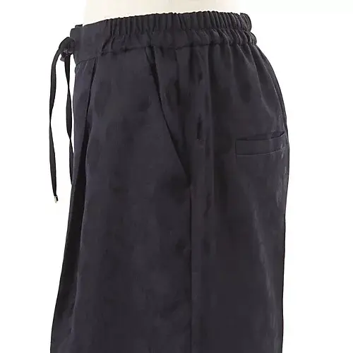 着回しがきく冬の柄パンツをスタッフの私服にコーディネートしてみました♪ 「E by eclat ・レオパードジャカードパンツ」【50代ファッション】_1_14-3