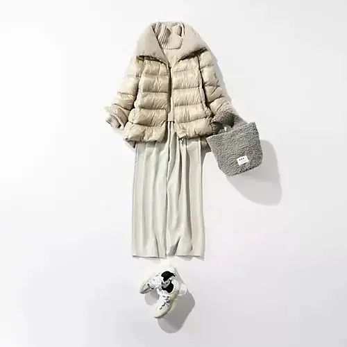 【HERNO エコファー襟ダウン】