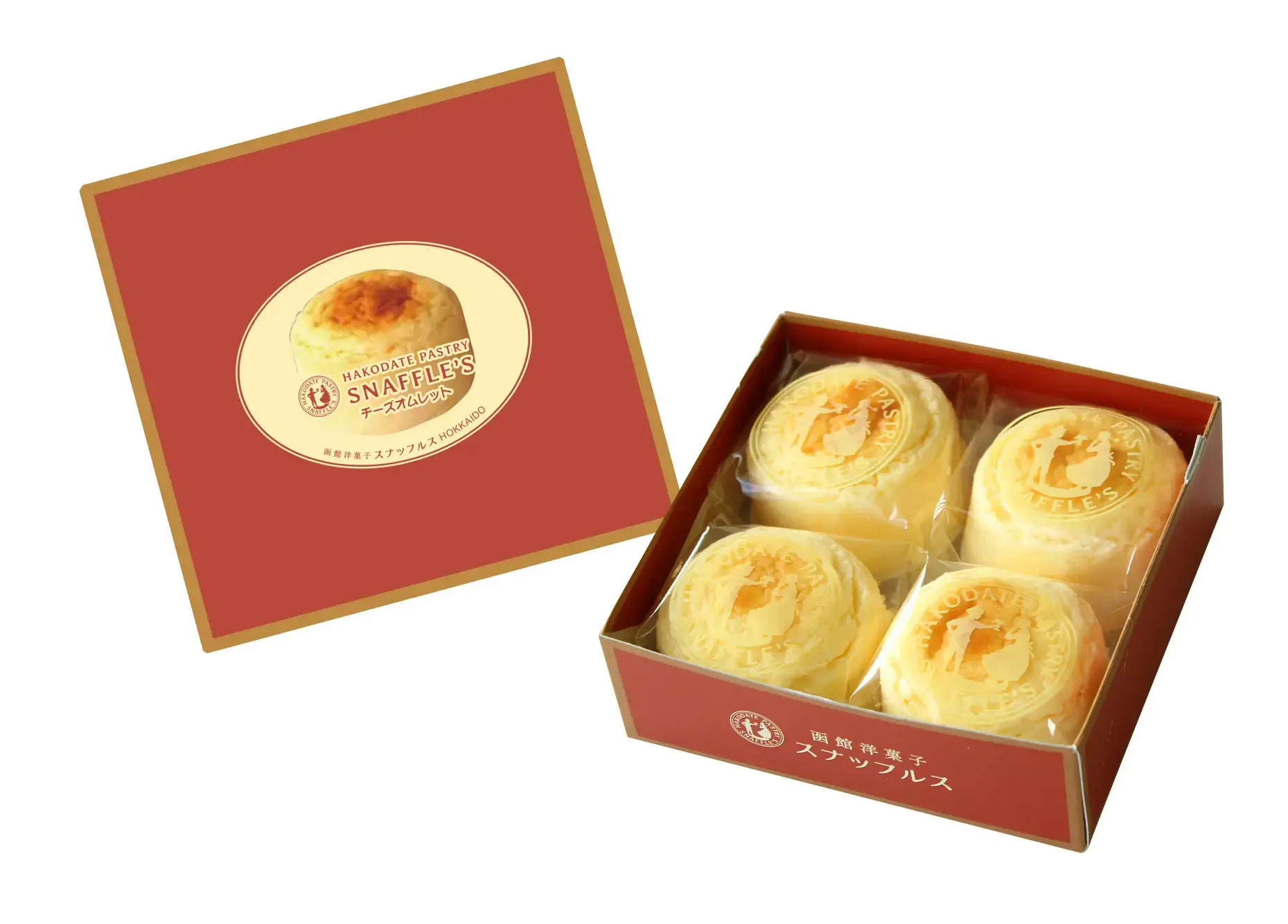 函館洋菓子スナッフルスの「チーズオムレット 4個入り」