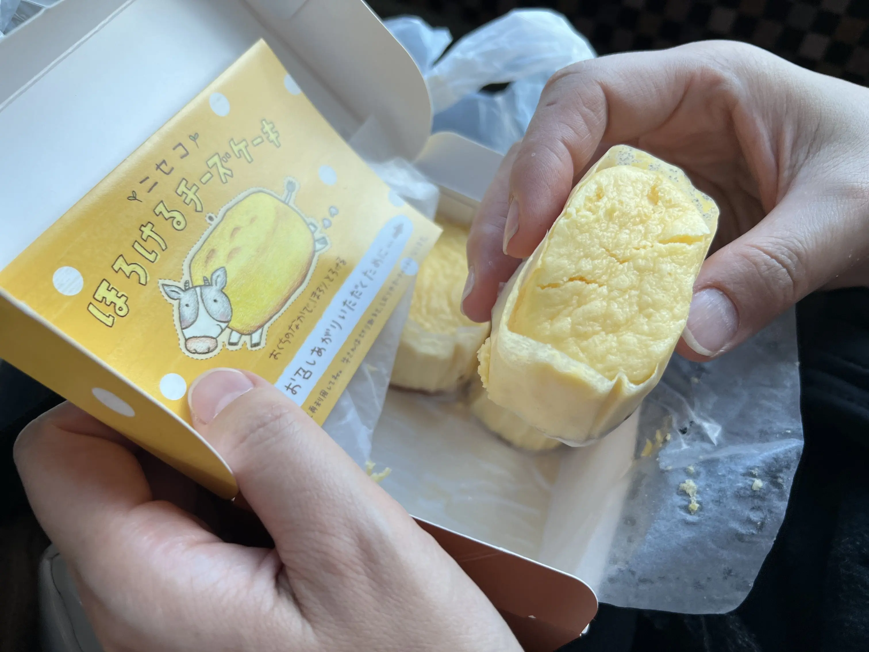 ニセコ高橋牧場　ミルク工房の「ほろけるチーズケーキ」