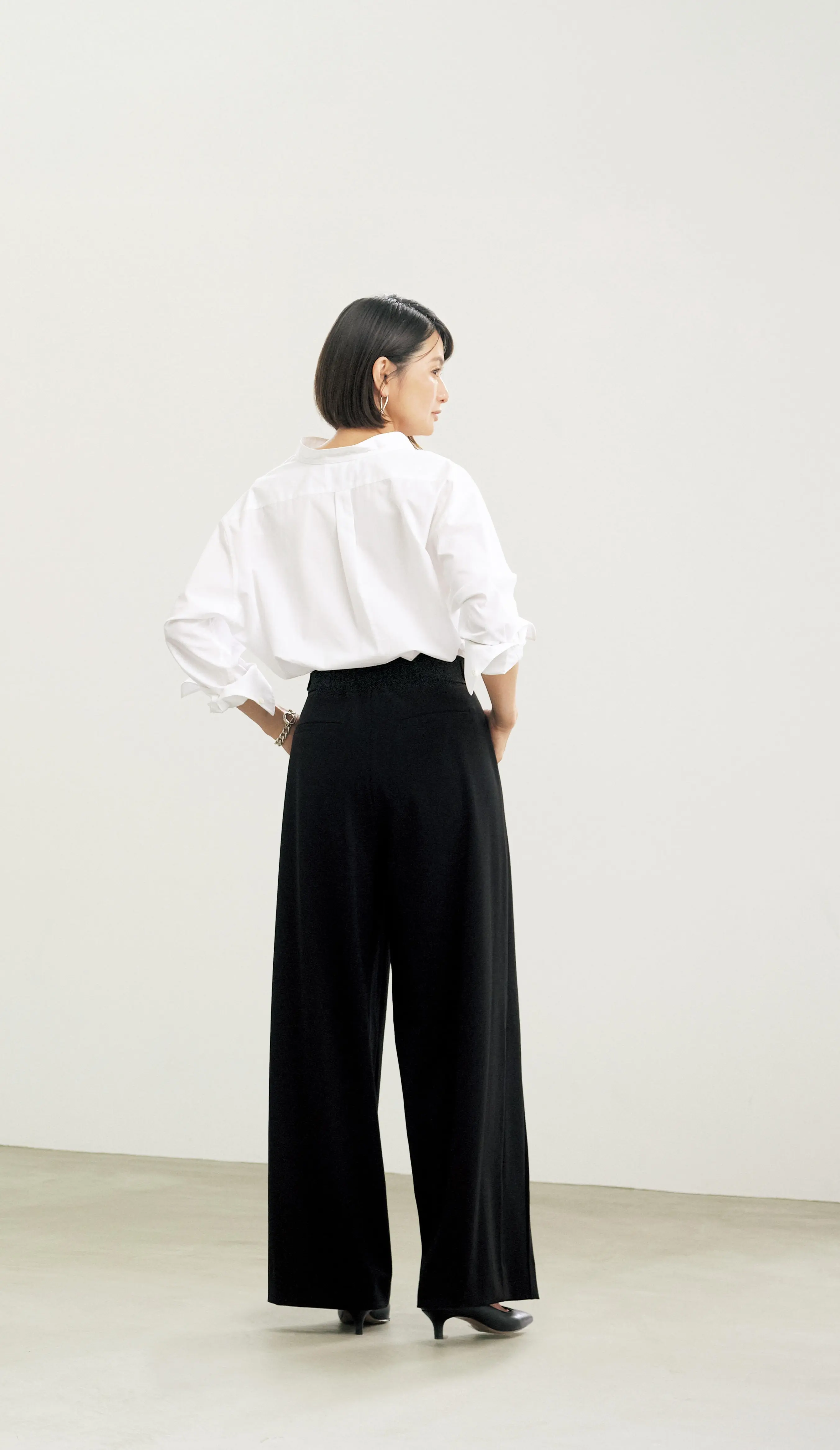【50代 パンツ】E by éclat「優美なセミワイドパンツ」4つの魅力を徹底解説！_1_5