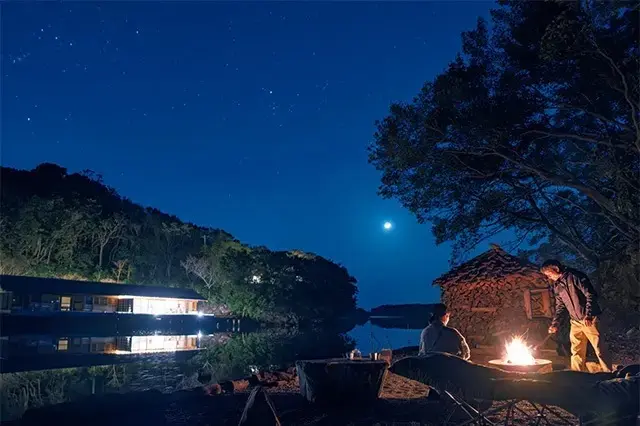 星空を楽しむ夜のひと時