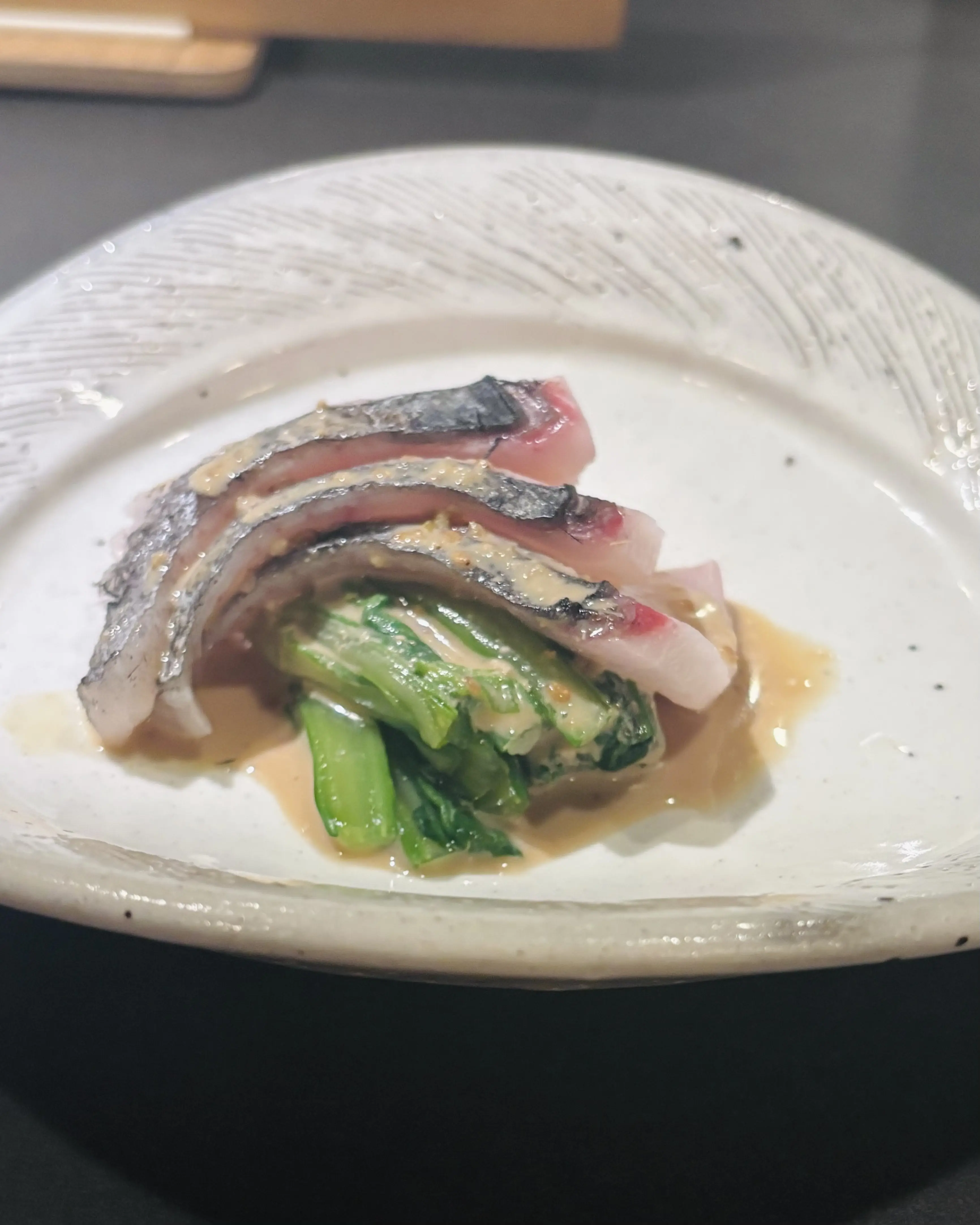 自由が丘 割烹 吉本 創作和食 ワイン ペアリング 特別フルコース 旬の魚 さわら