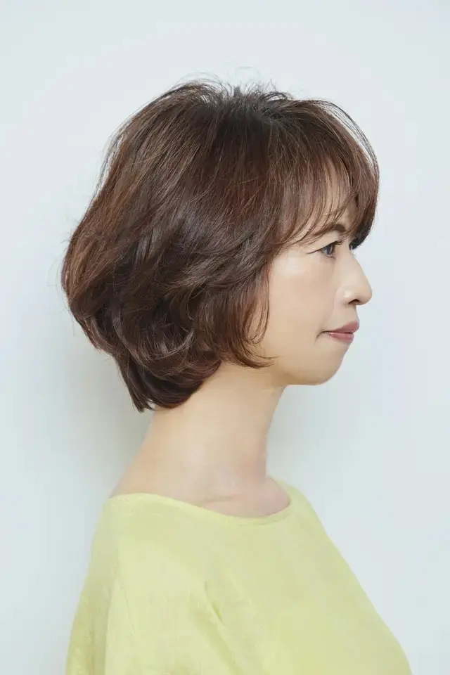 誰にでも似合う“パーフェクト前髪”で、理想のヘアスタイルを楽しむ【50代髪型・ヘアスタイル】