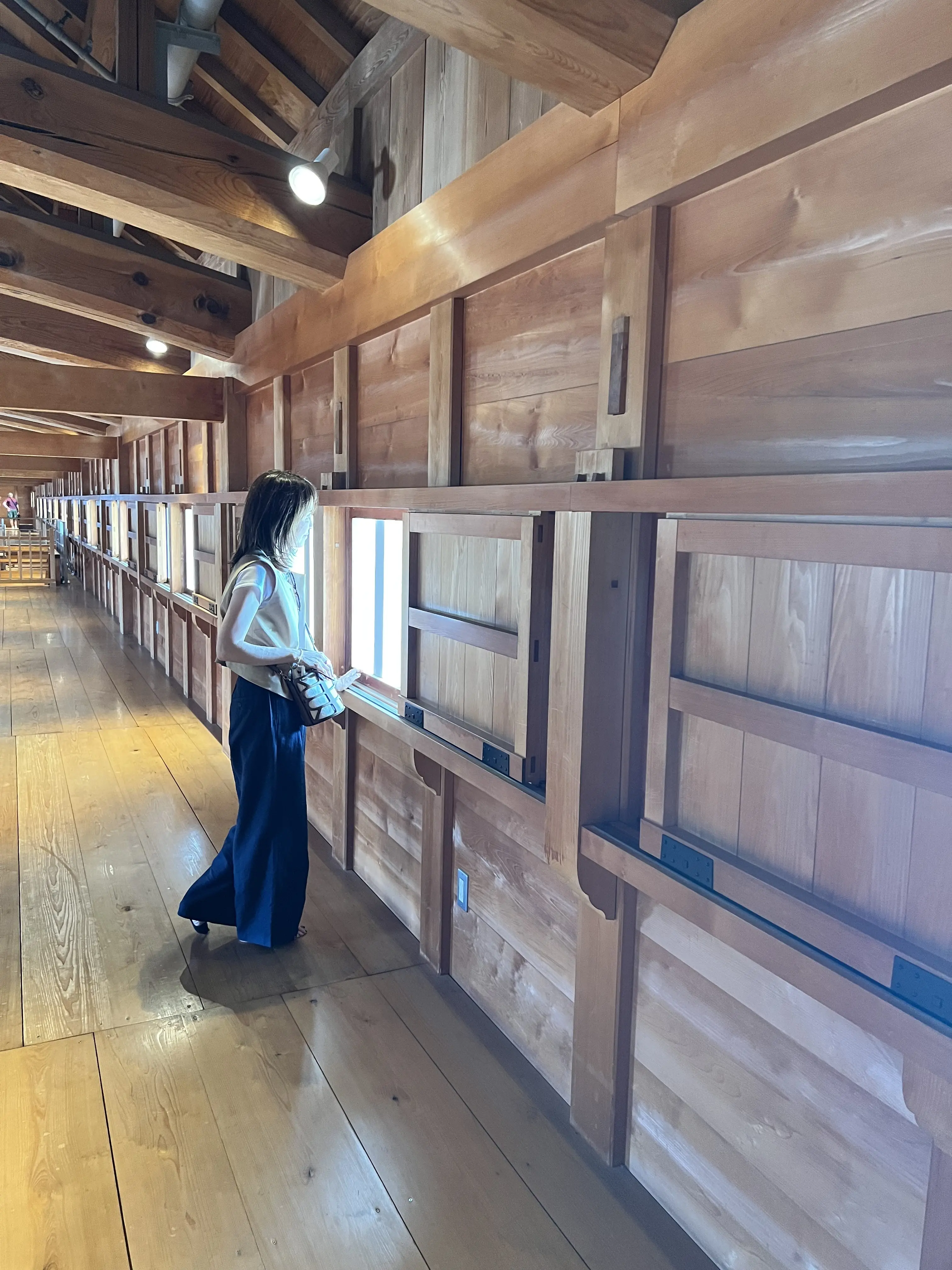 五十間長屋の中