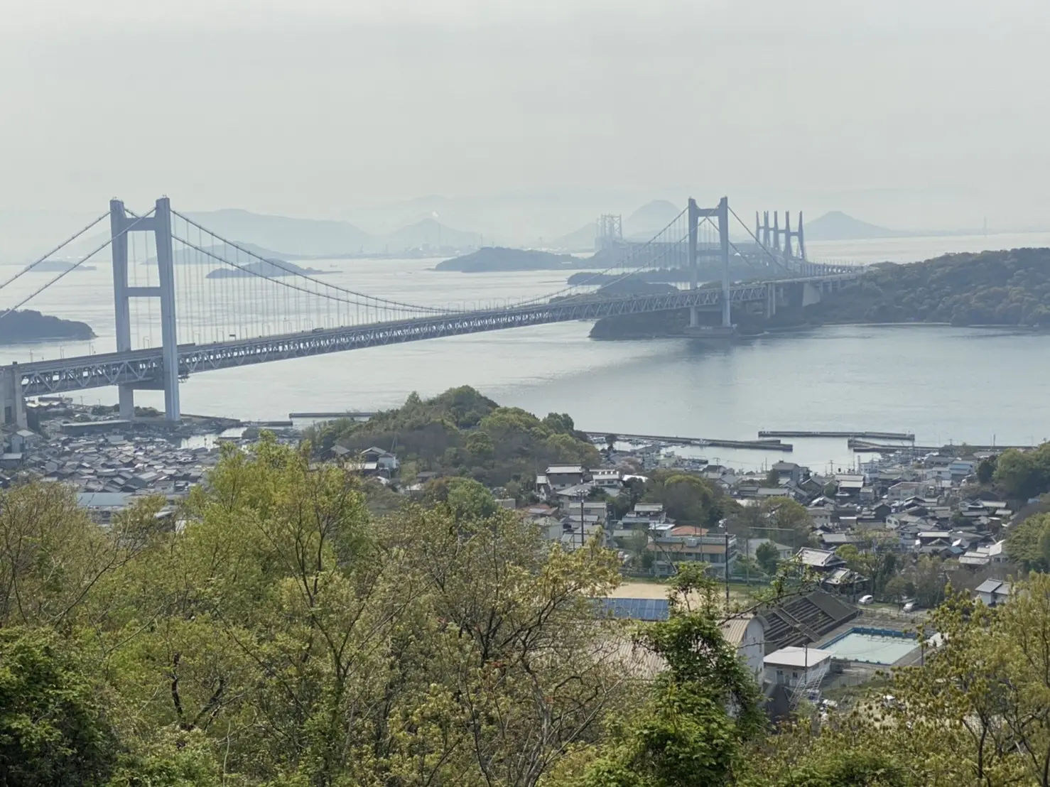 瀬戸大橋　展望台から全体の画像