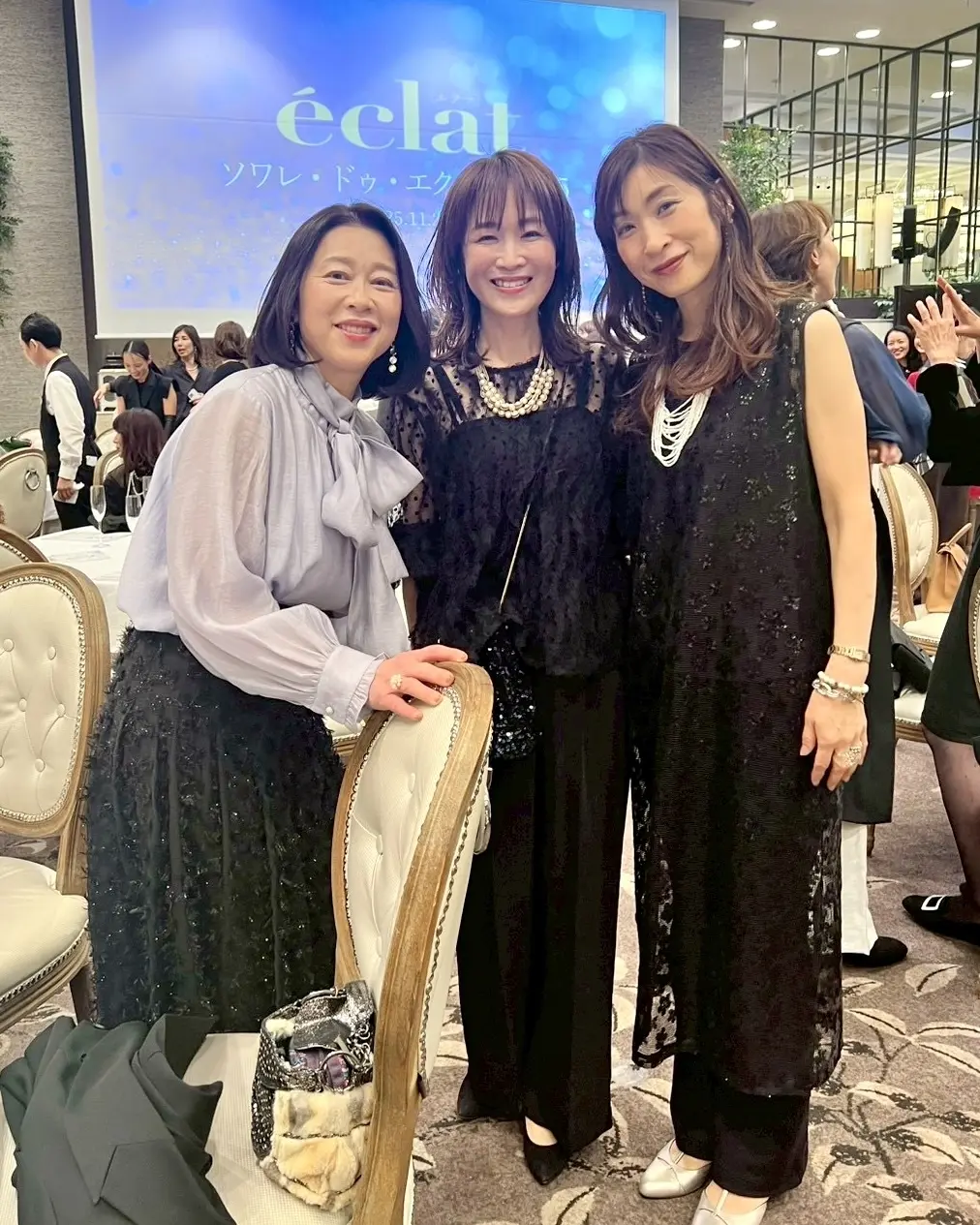 スパンコールのブラックコーデで【ソワレ・ドゥ・エクラ】へ♪_1_13-2