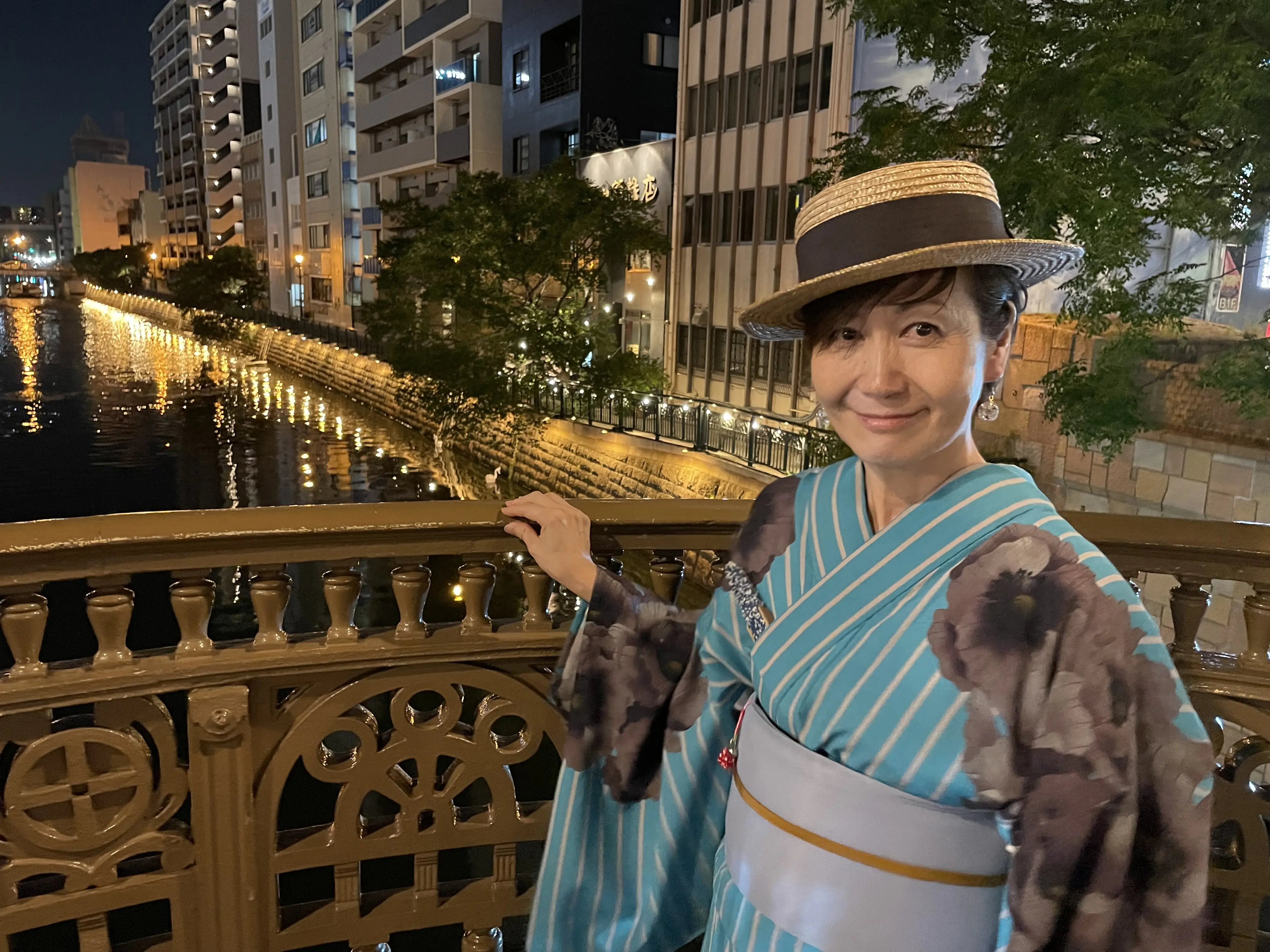 日本の夏の夜は浴衣でお舟遊びが最高です♪_1_5