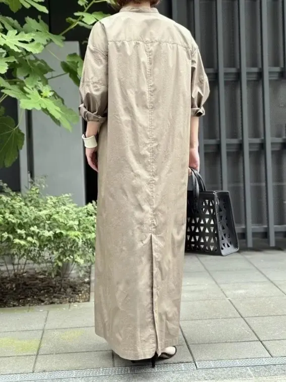 【The last exclusive order】井川遥さんプロデュースブランド「loin.」通気性・速乾性に優れたシャツワンピース。【50代ファッション】_1_5
