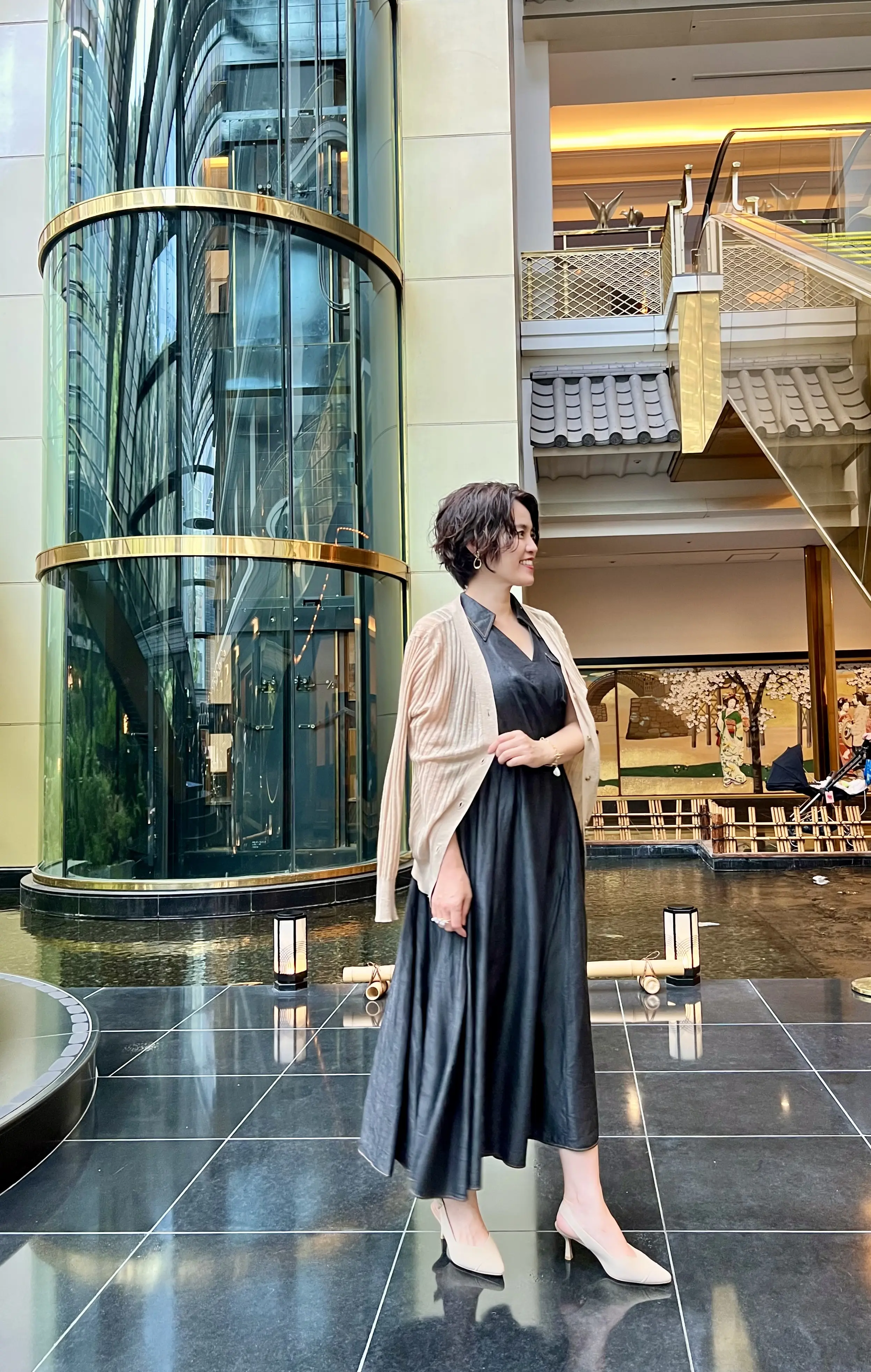 実はオールシーズン着回しています♪ブラックデニムワンピース_1_6