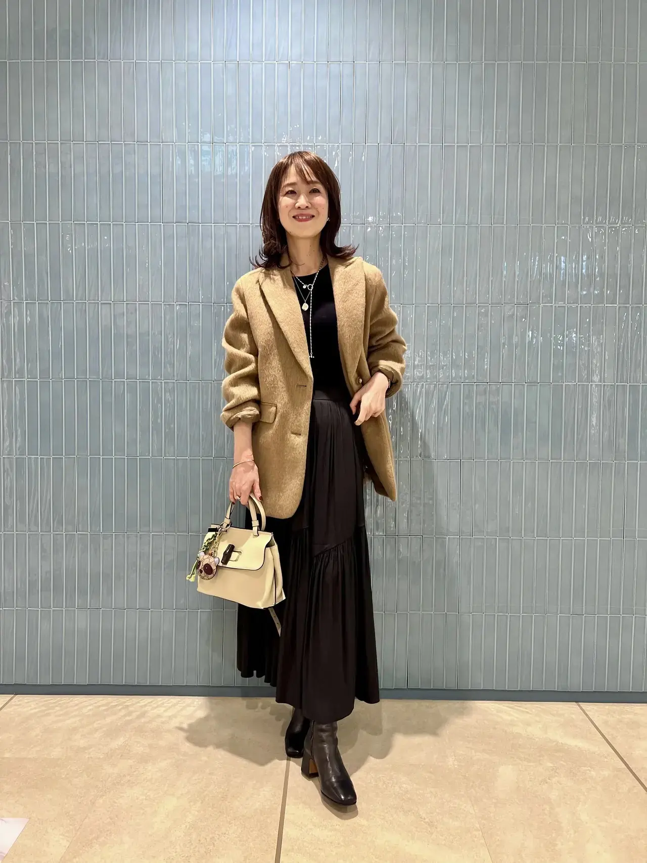 アラフィーの冬アウターお悩み解決。“軽さと品”を叶えるE by éclat 軽量コートジャケット