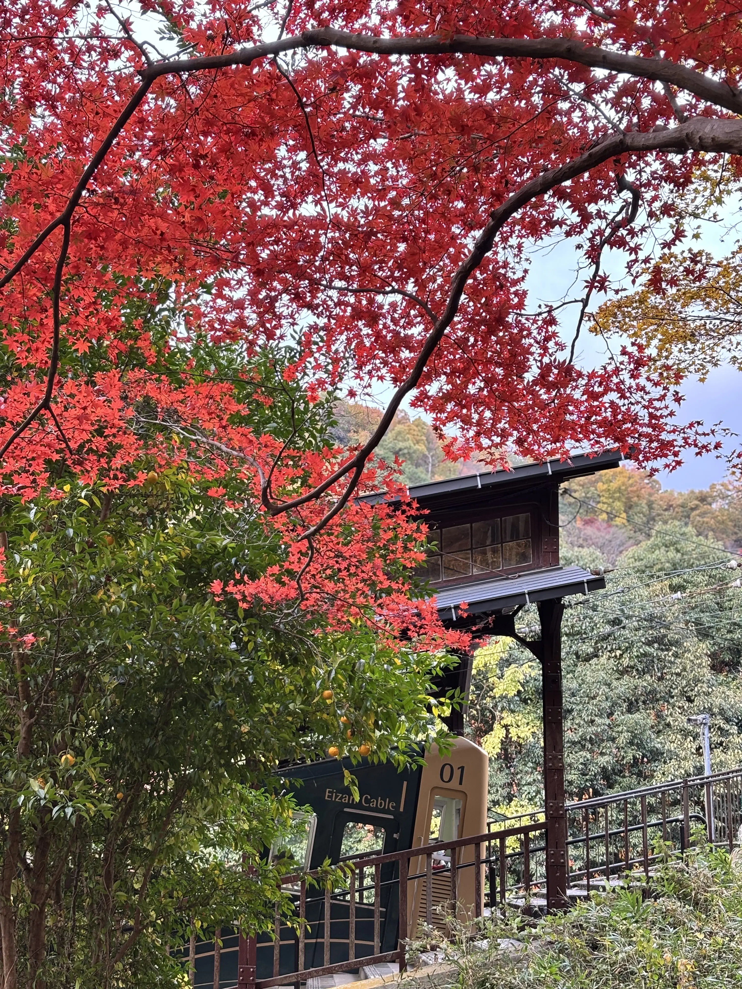 京都　八瀬　叡山ケーブル