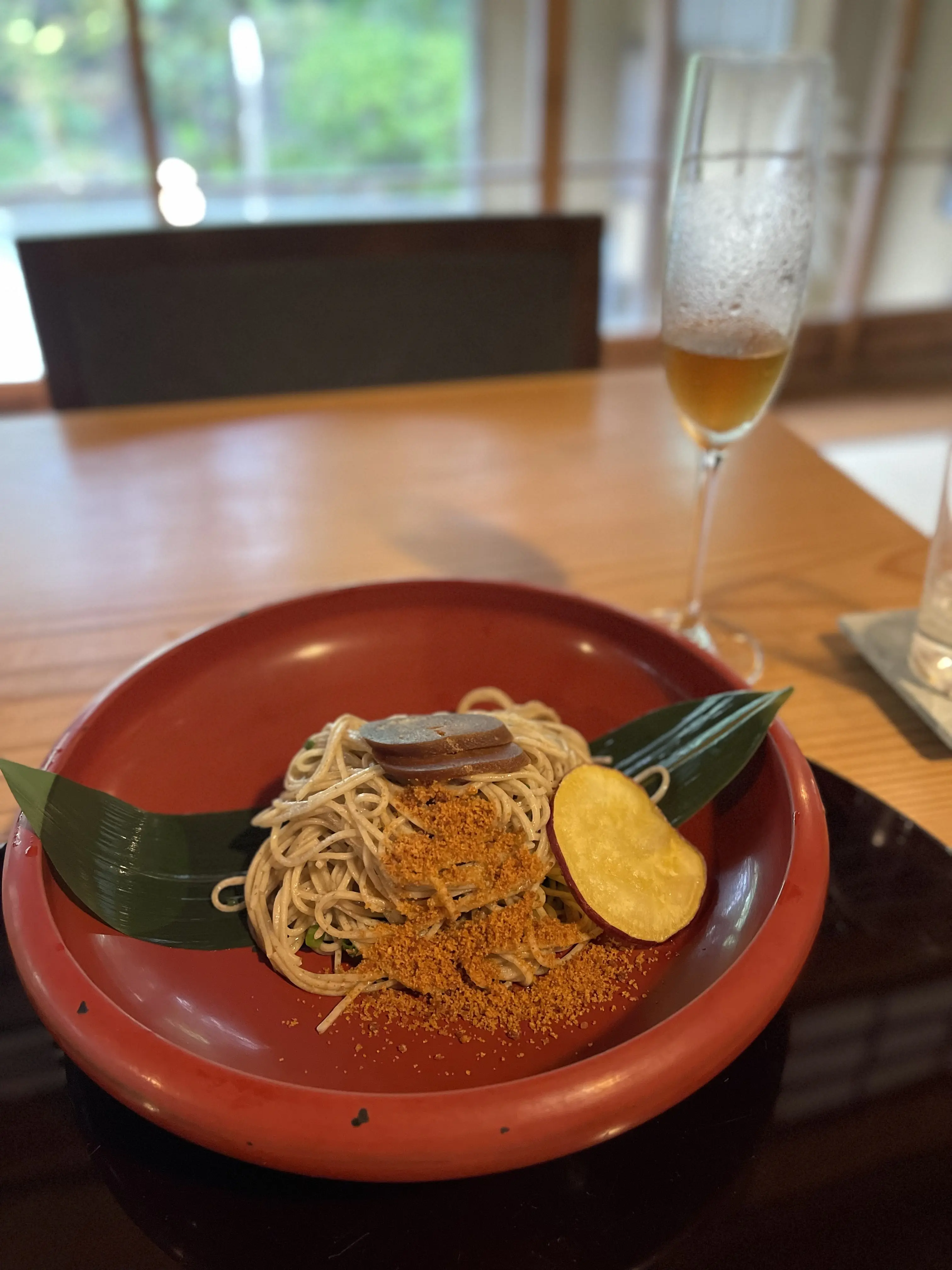 小雨降る鎌倉。からすみ蕎麦と和栗のパフェに舌鼓_1_5